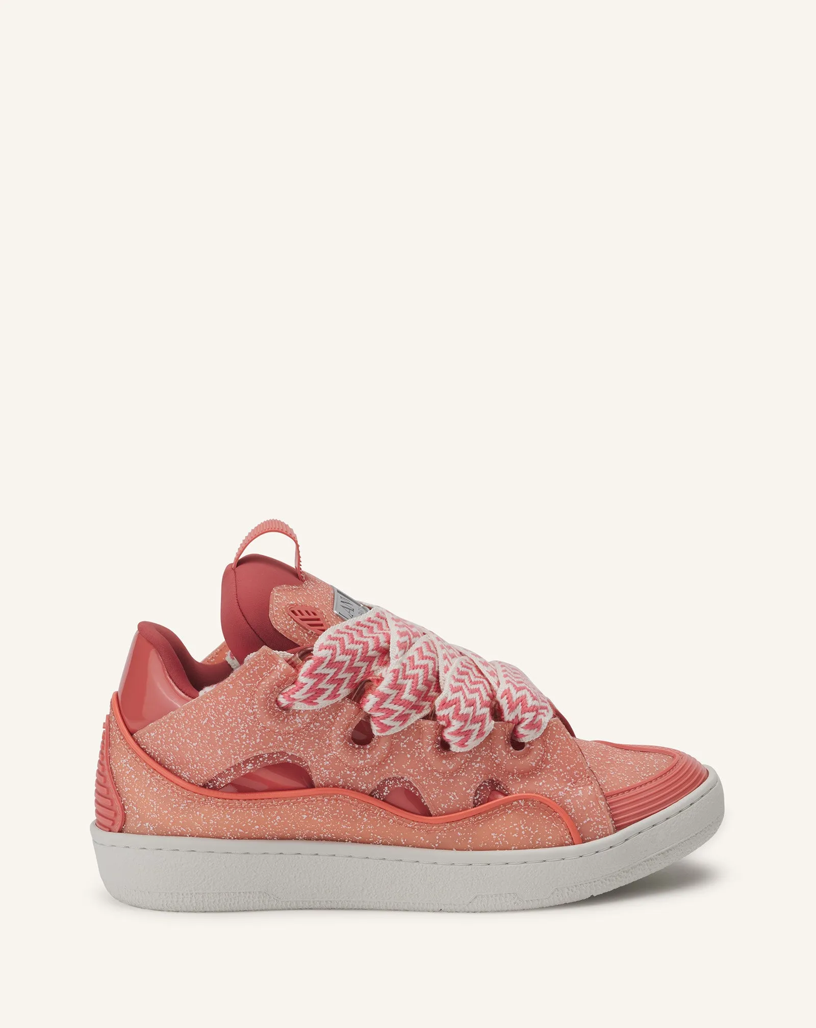 CURB SNEAKERS IN SPECKLED LEATHER sold by Lanvin