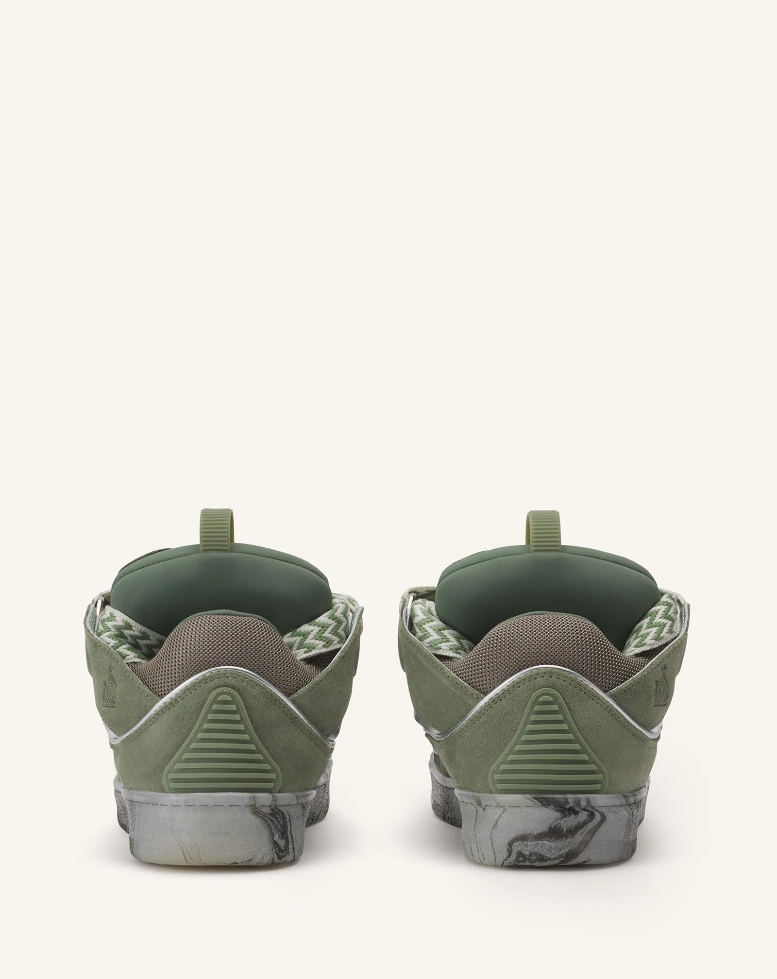 LEATHER CURB SNEAKERS WITH MARBLED SOLE sold by Lanvin product image thumbnail 3