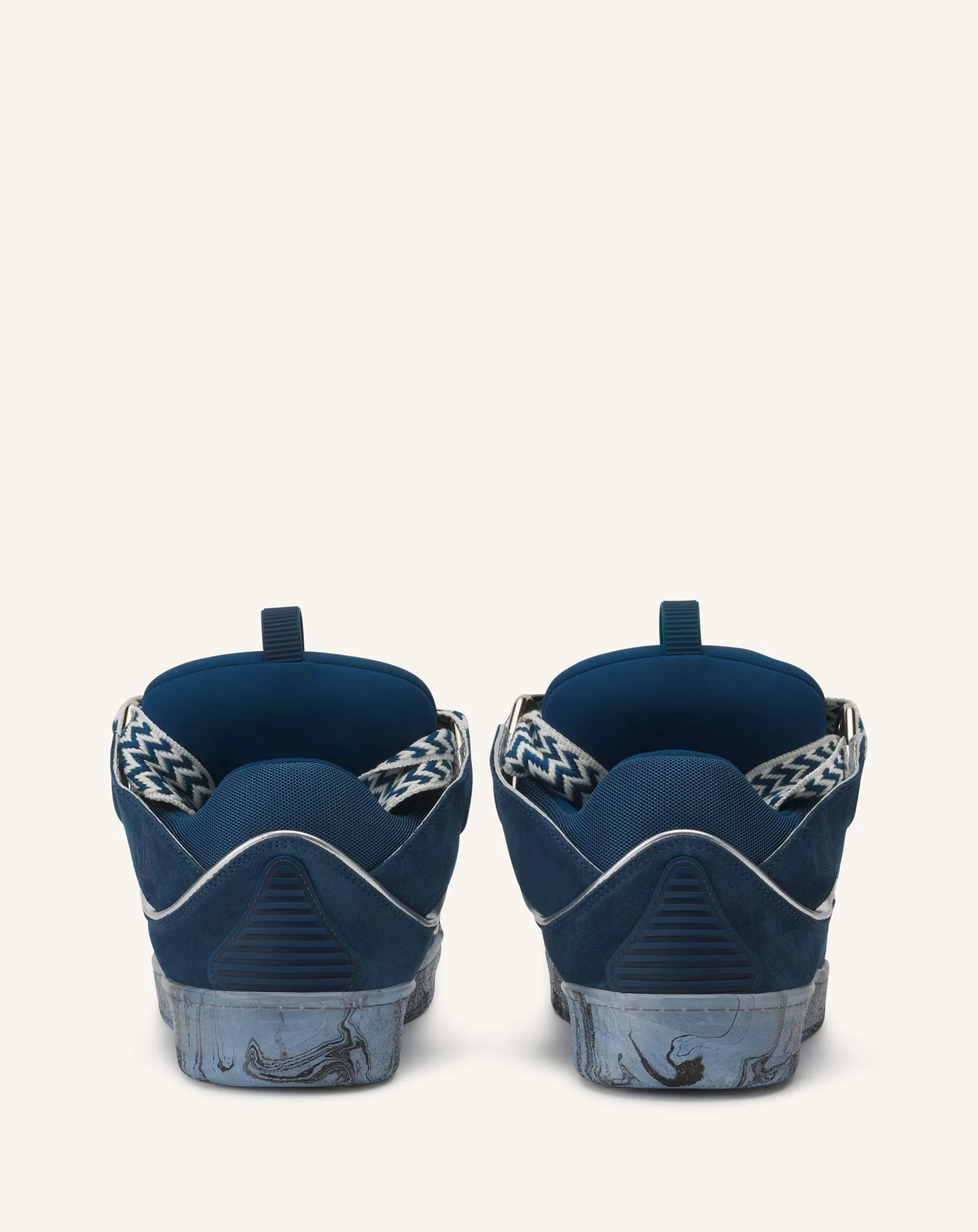 LEATHER CURB SNEAKERS WITH MARBLED SOLE sold by Lanvin product image thumbnail 3