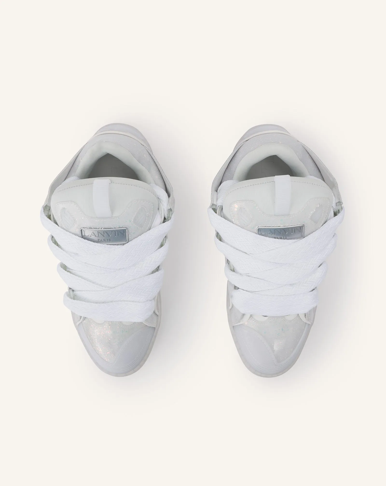 LEATHER CURB SNEAKERS WITH GLITTER EFFECT sold by Lanvin product image thumbnail 5