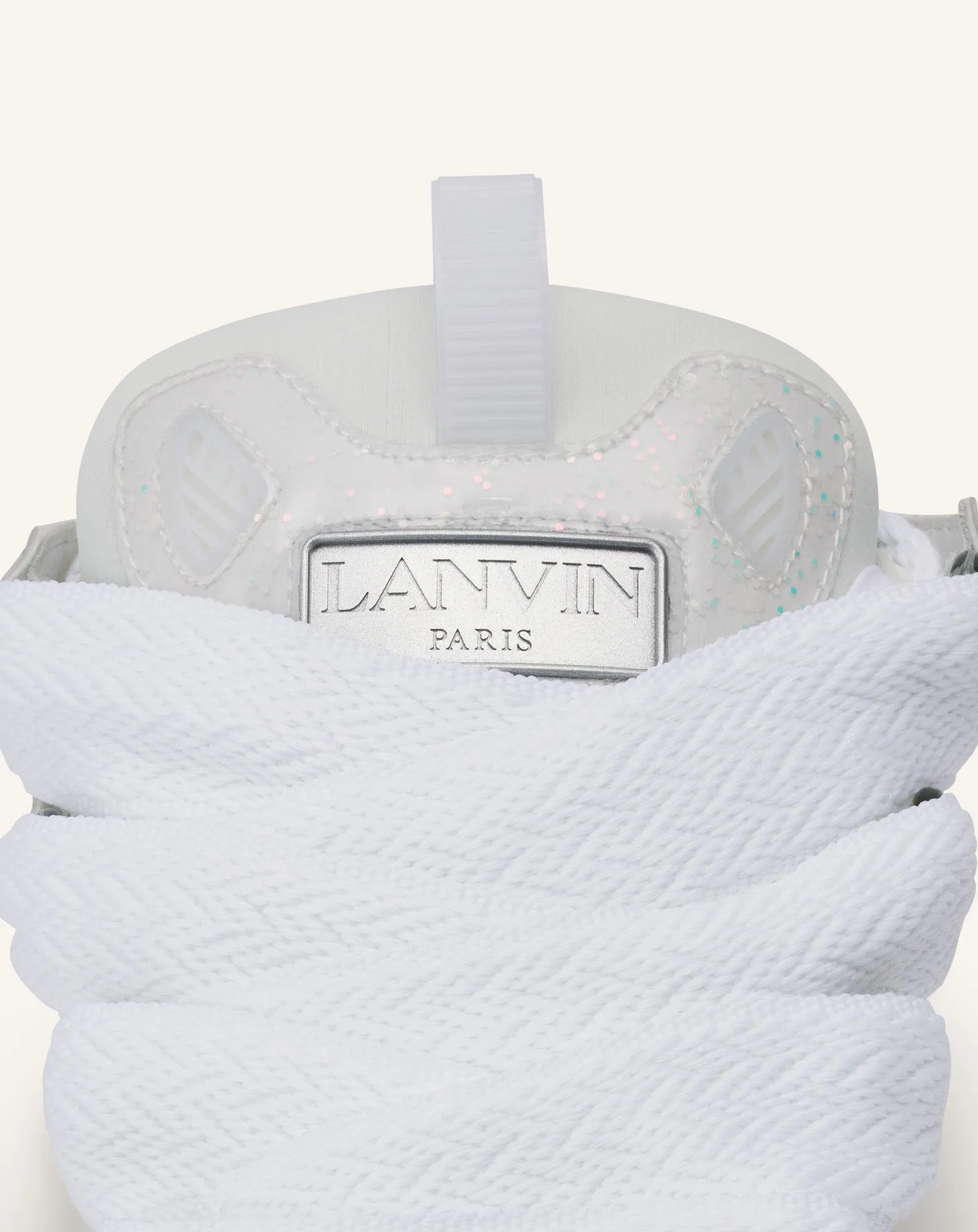 LEATHER CURB SNEAKERS WITH GLITTER EFFECT sold by Lanvin product image thumbnail 4