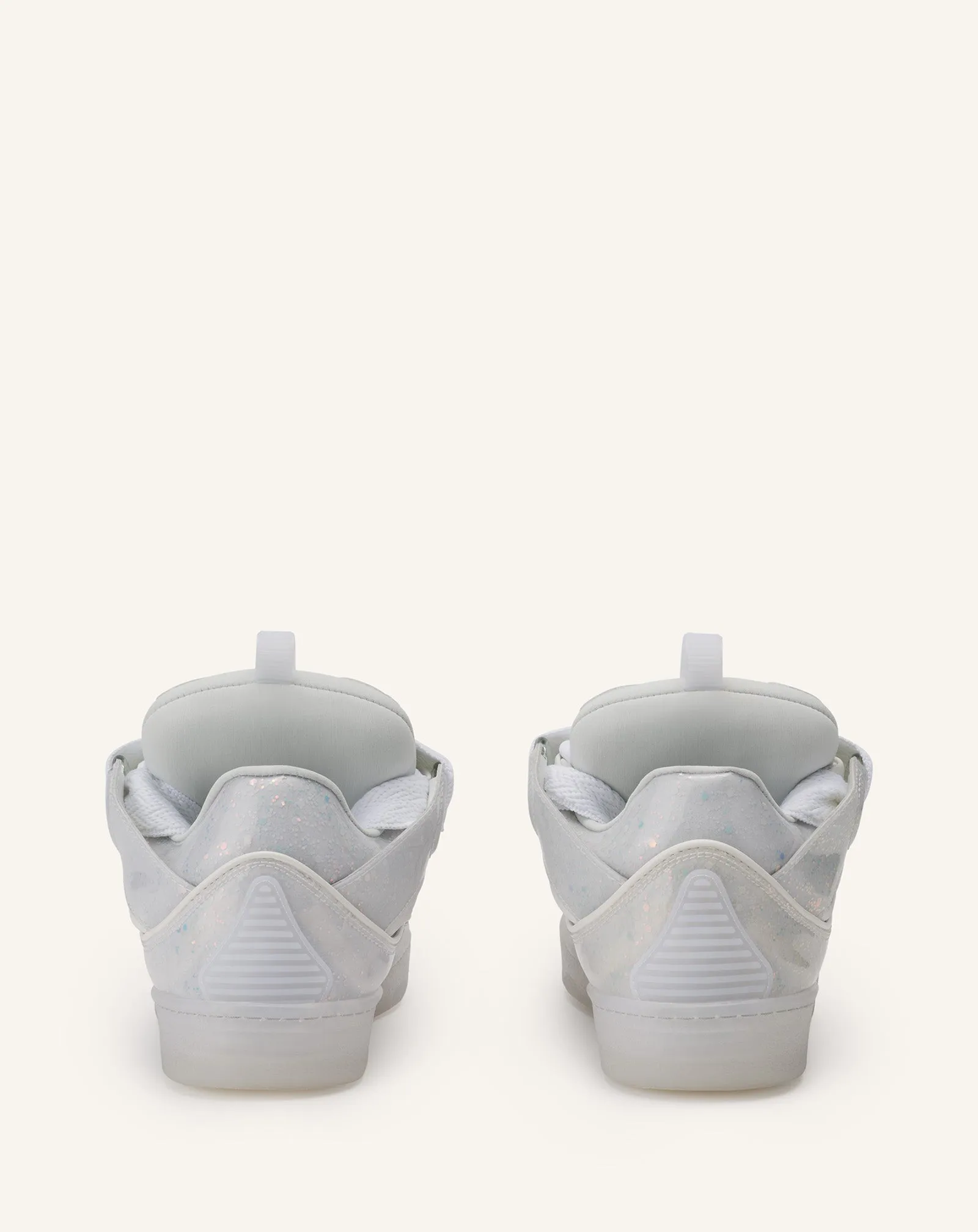 LEATHER CURB SNEAKERS WITH GLITTER EFFECT sold by Lanvin product image thumbnail 3