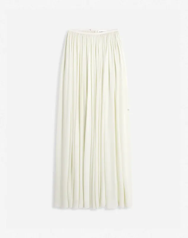 MAXI SKIRT IN SILK GEORGETTE sold by Lanvin