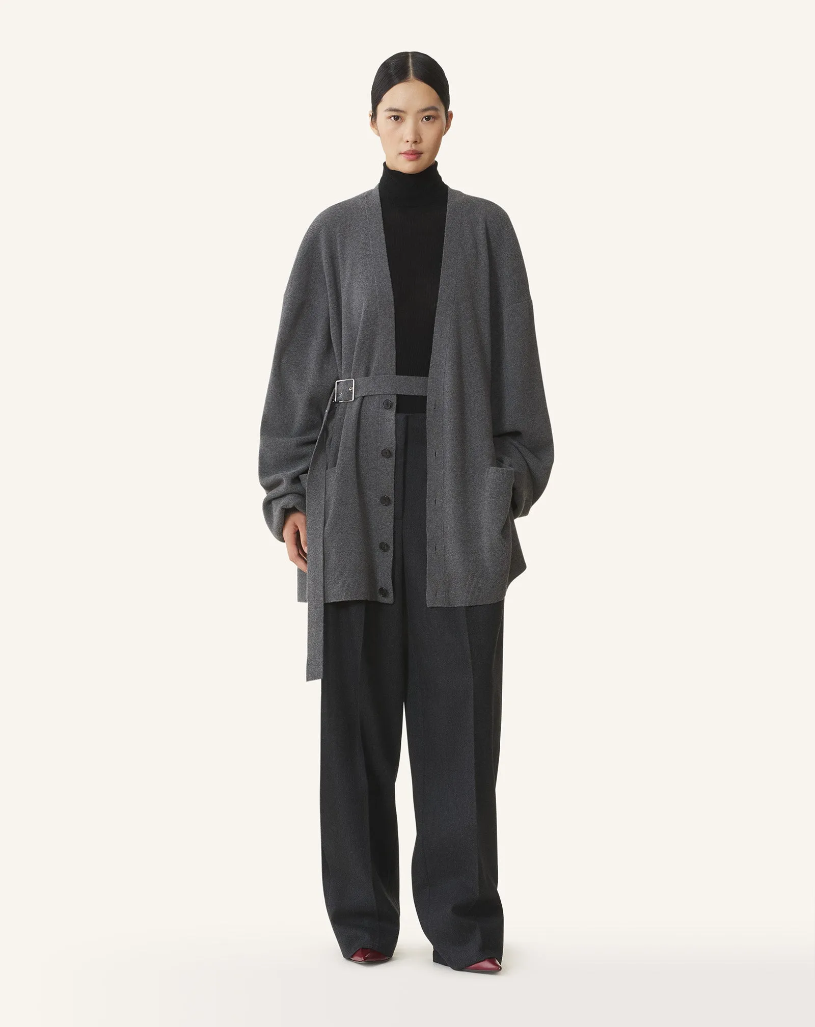 WOOL AND CASHMERE OVERSIZED CARDIGAN sold by Lanvin product image thumbnail 2