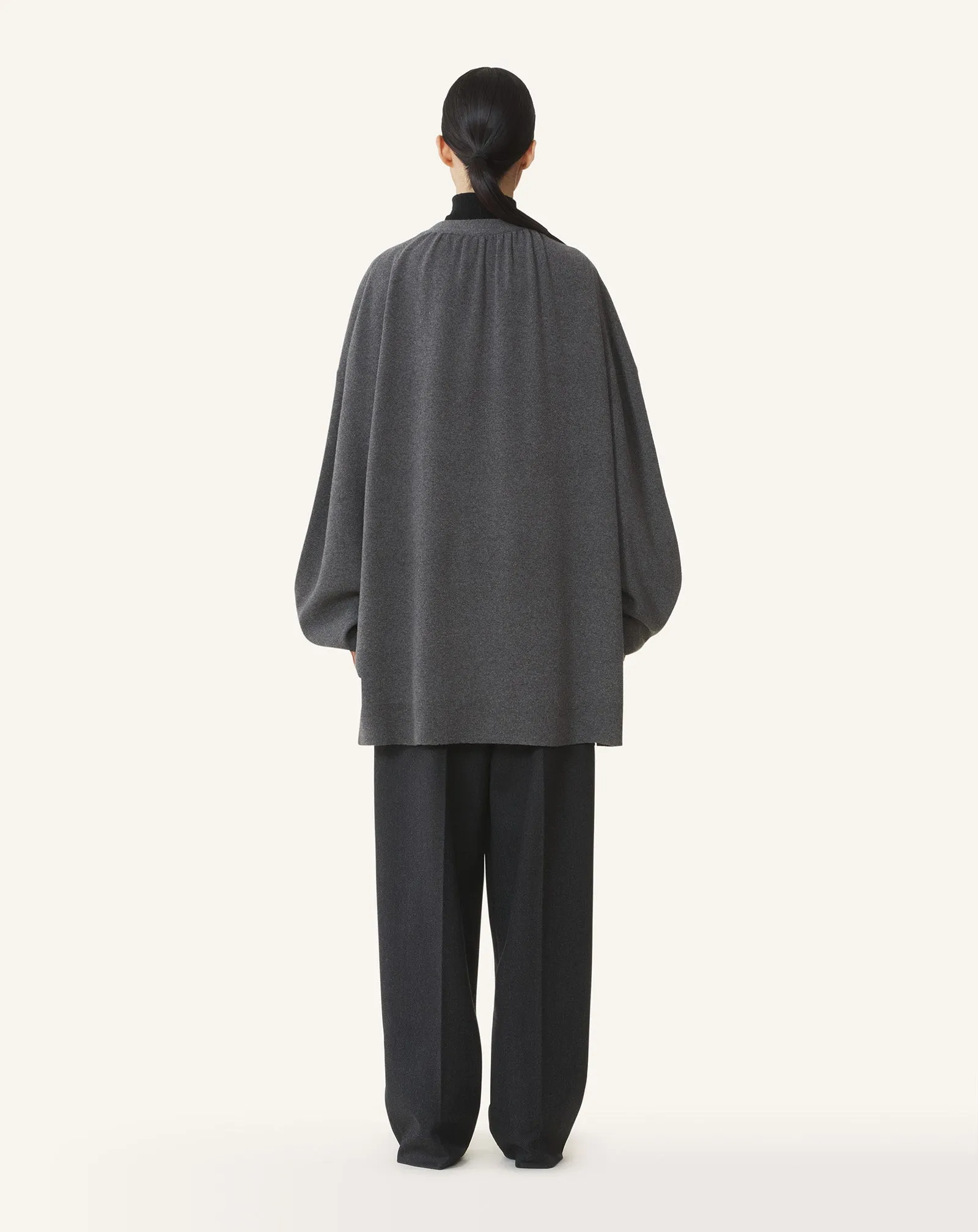WOOL AND CASHMERE OVERSIZED CARDIGAN sold by Lanvin product image thumbnail 4