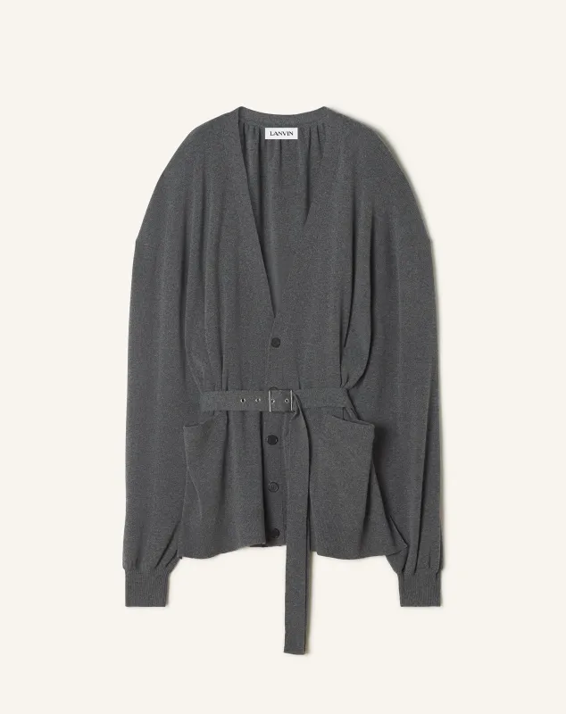 WOOL AND CASHMERE OVERSIZED CARDIGAN sold by Lanvin