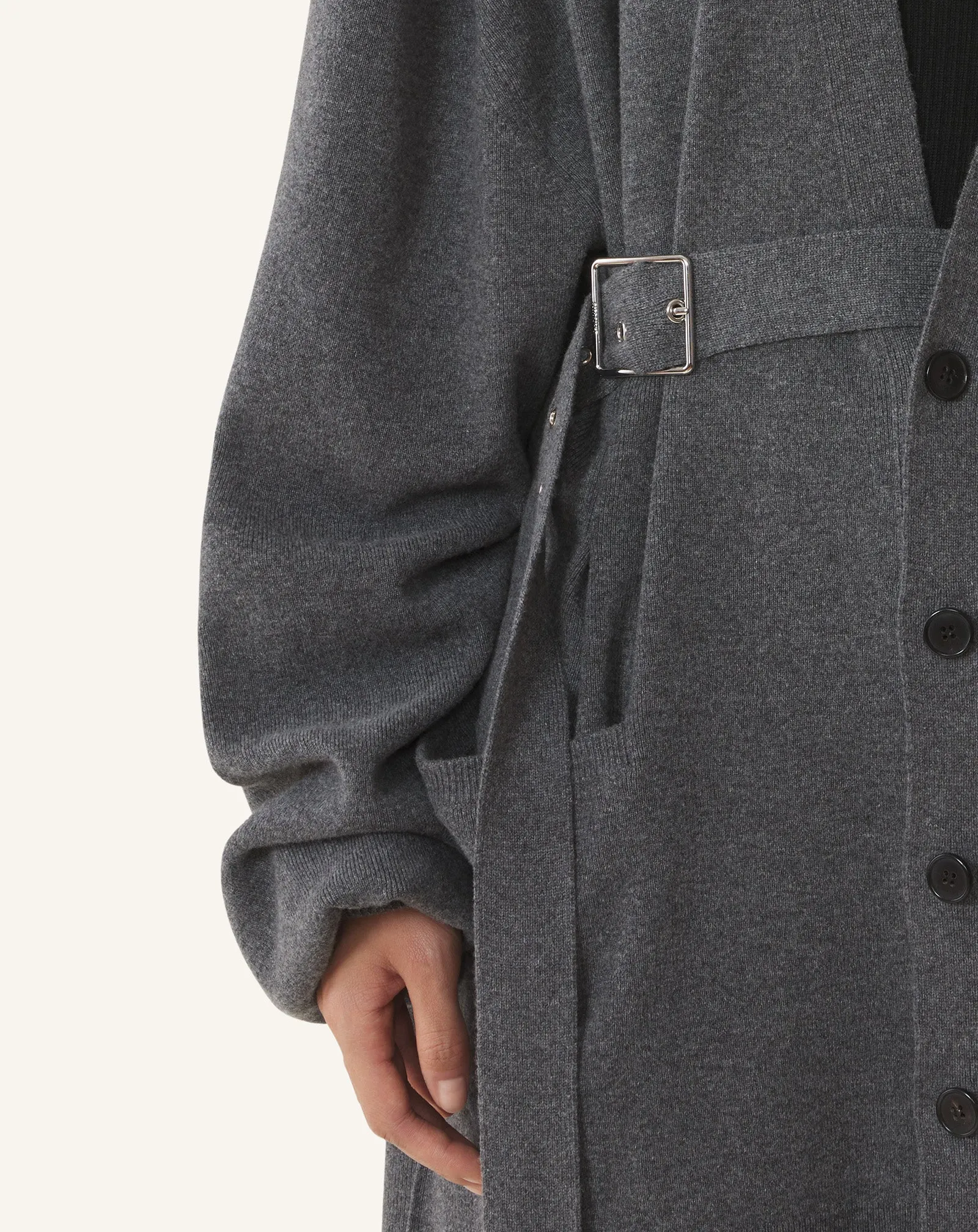 WOOL AND CASHMERE OVERSIZED CARDIGAN sold by Lanvin product image thumbnail 5