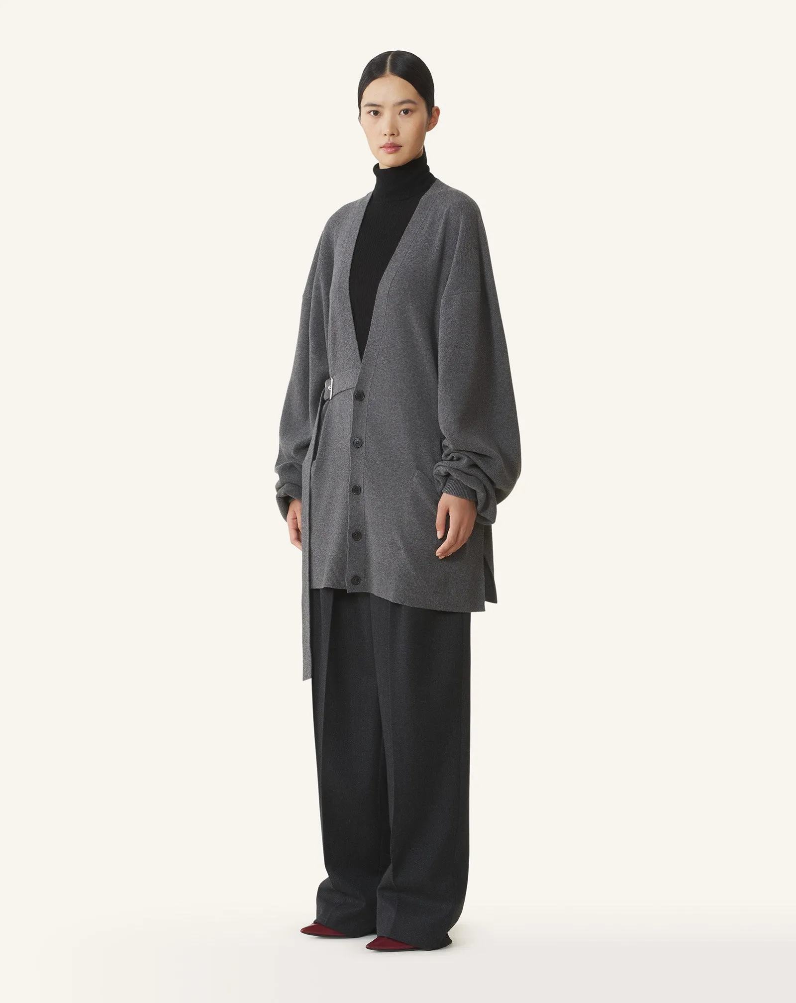 WOOL AND CASHMERE OVERSIZED CARDIGAN sold by Lanvin product image thumbnail 3