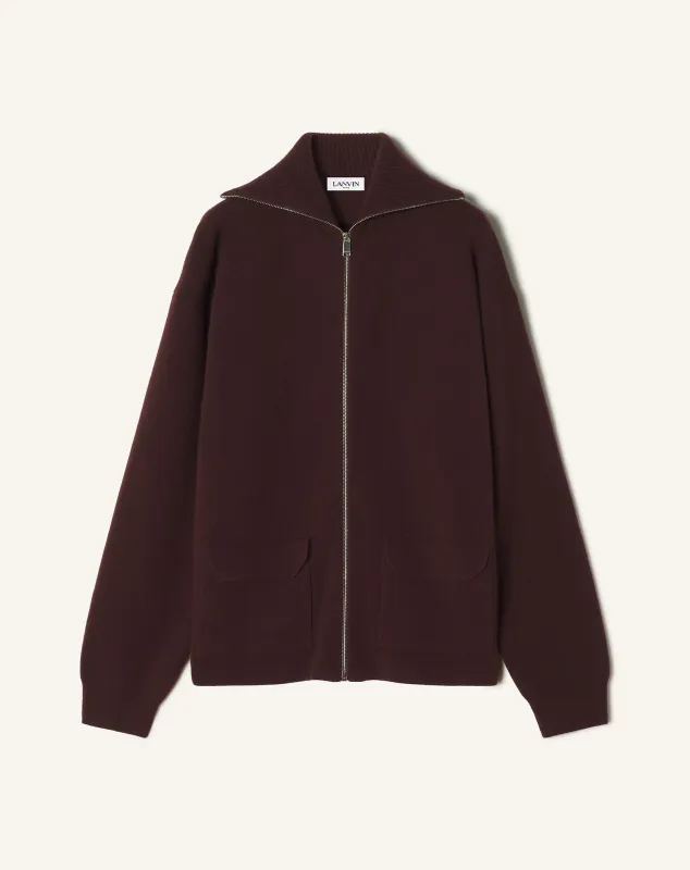 CASHMERE ZIP CARDIGAN sold by Lanvin
