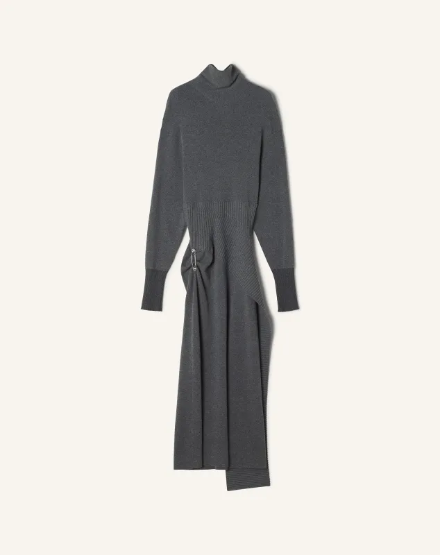 WOOL AND CASHMERE MIDI DRESS sold by Lanvin