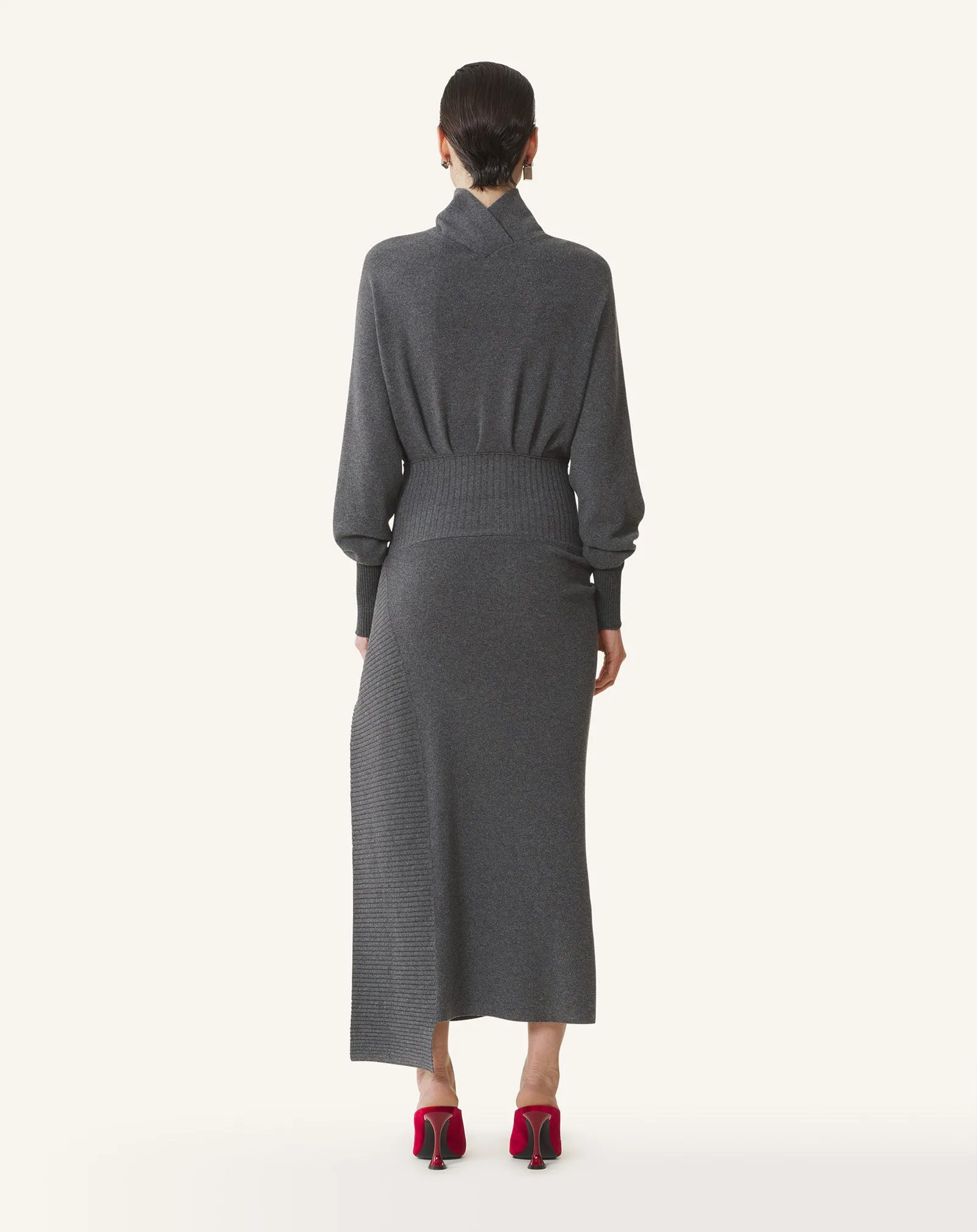 WOOL AND CASHMERE MIDI DRESS sold by Lanvin product image thumbnail 4