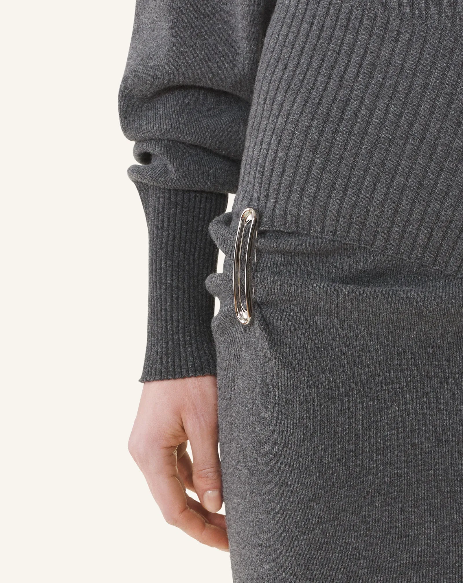 WOOL AND CASHMERE MIDI DRESS sold by Lanvin product image thumbnail 5