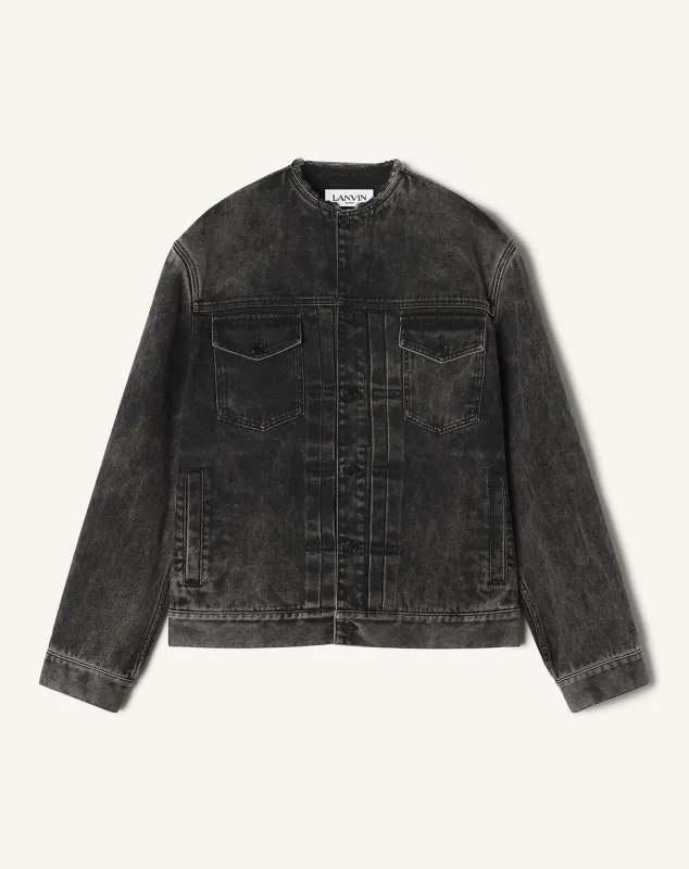 LOOSE FIT WASHED DENIM JACKET sold by Lanvin