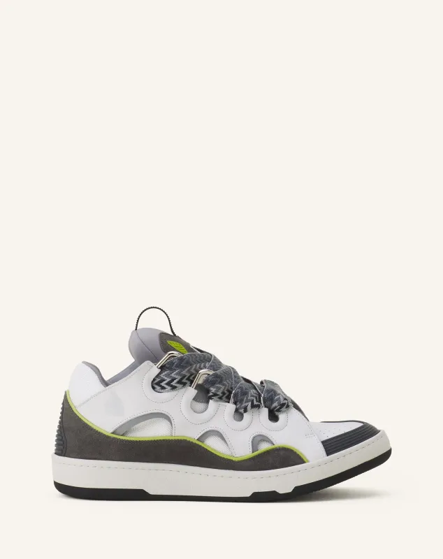 CURB LEATHER SNEAKERS sold by Lanvin