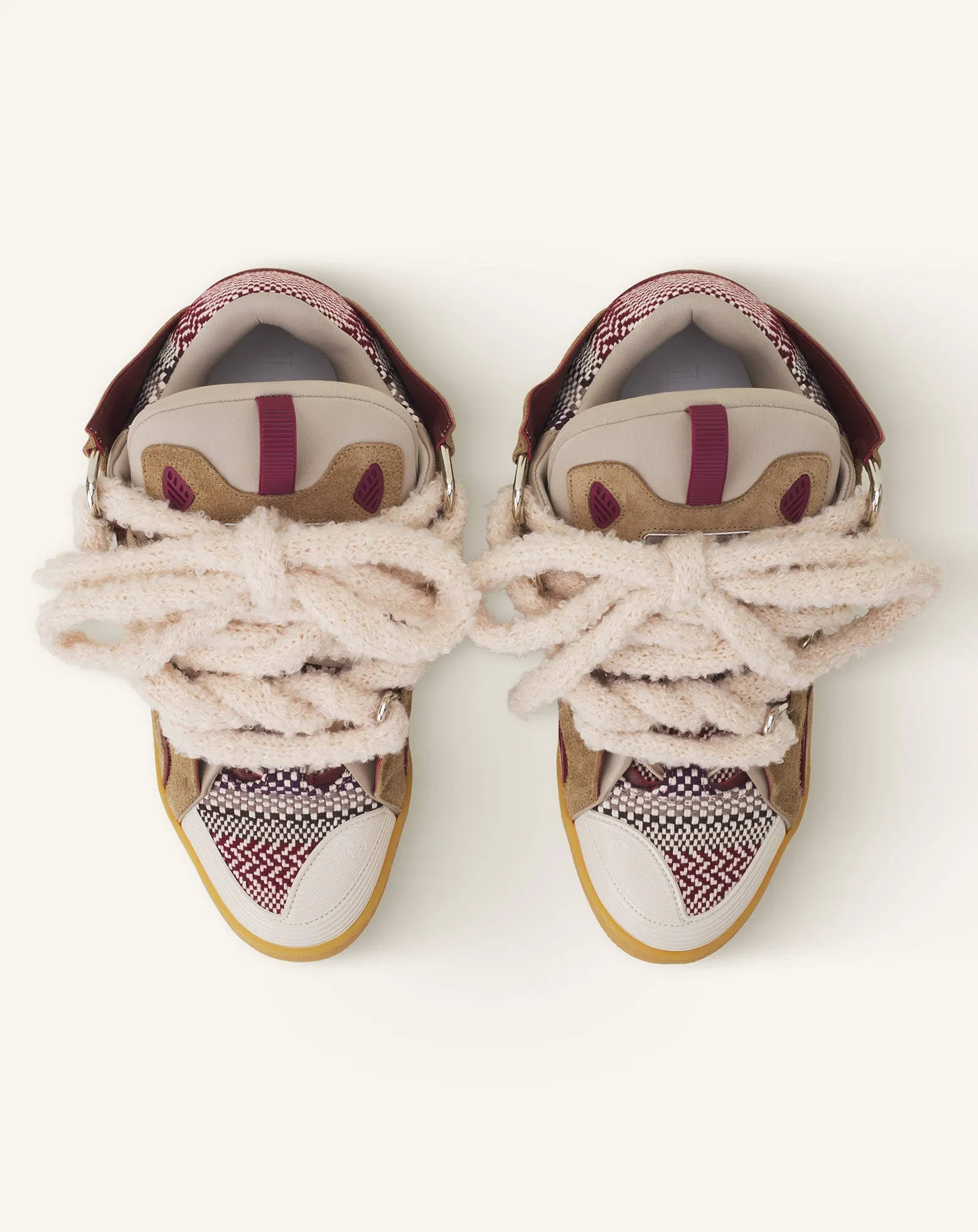 CURB SUEDE SNEAKERS WITH MESH LACES sold by Lanvin product image thumbnail 4