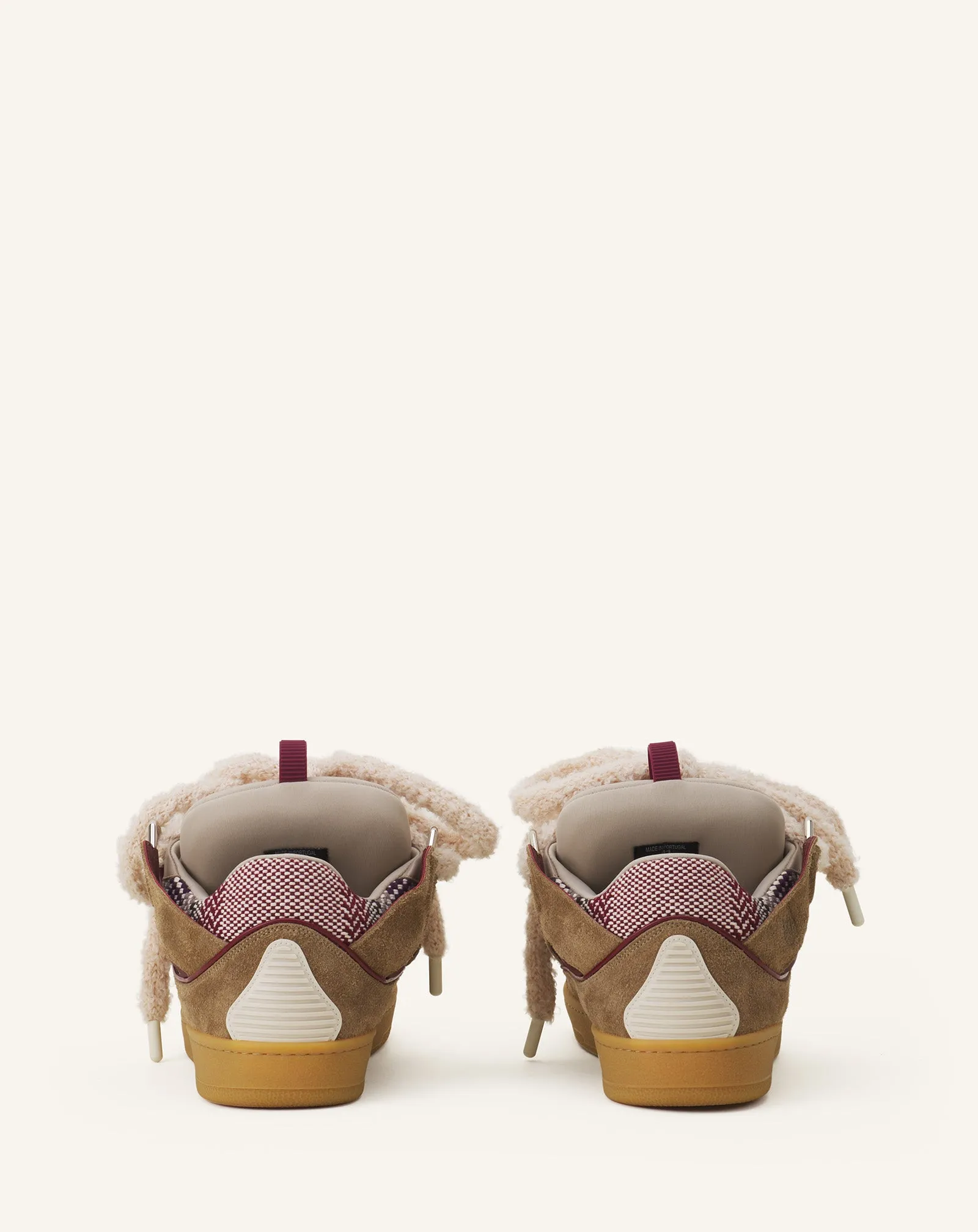 CURB SUEDE SNEAKERS WITH MESH LACES sold by Lanvin product image thumbnail 3