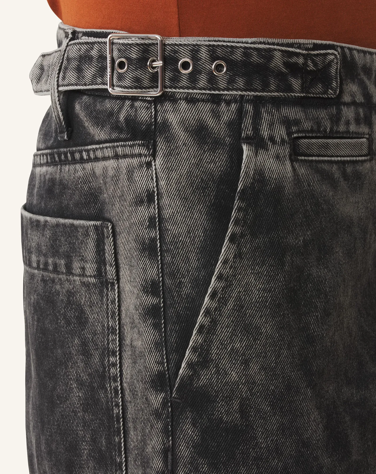 LOOSE FIT WASHED DENIM PANTS sold by Lanvin product image thumbnail 5