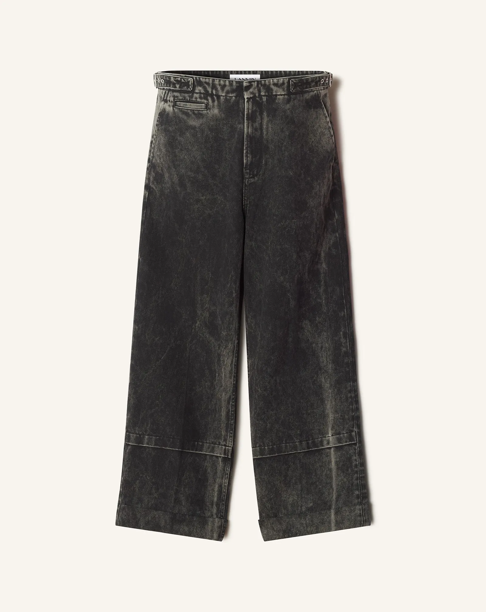 LOOSE FIT WASHED DENIM PANTS sold by Lanvin