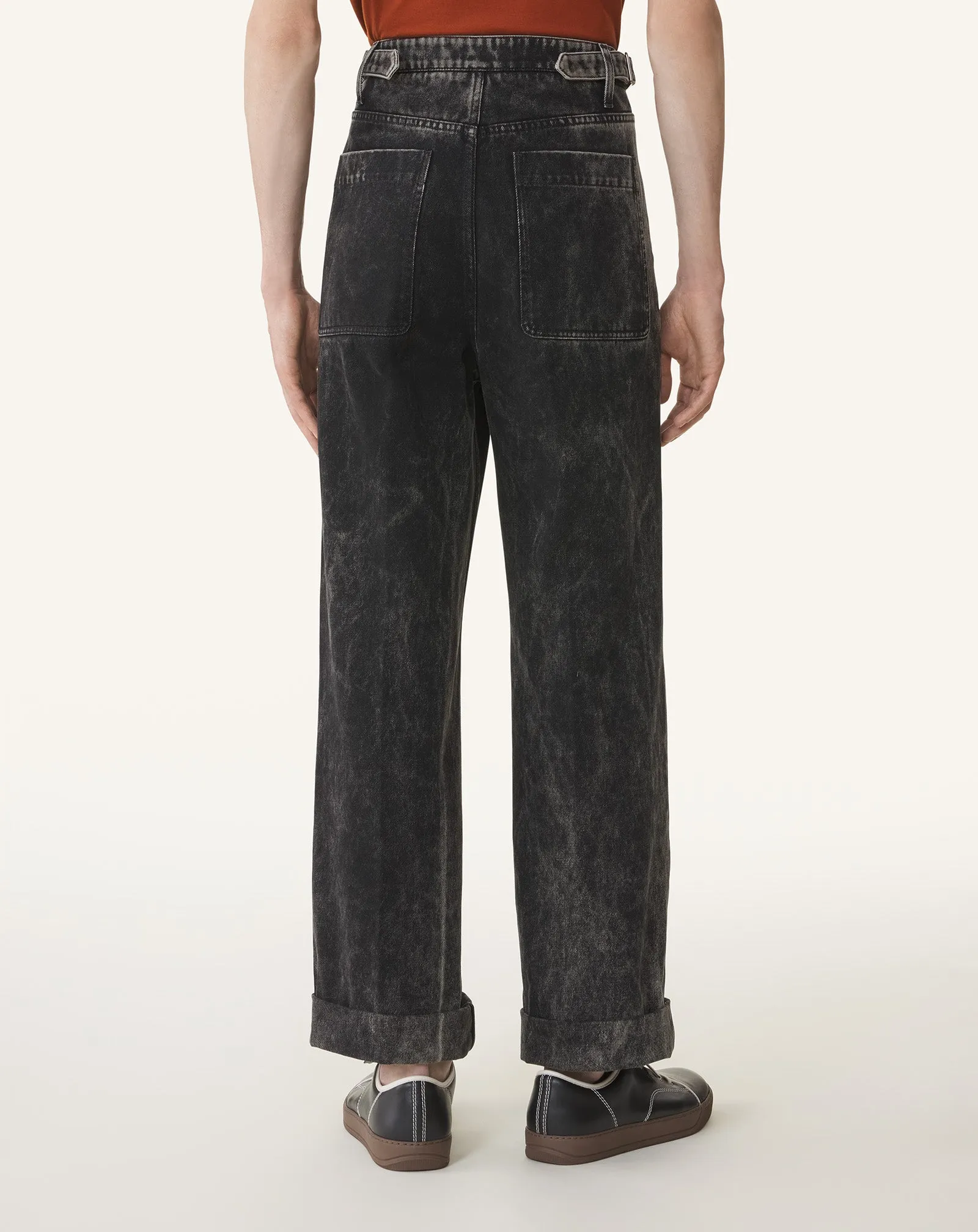 LOOSE FIT WASHED DENIM PANTS sold by Lanvin product image thumbnail 4