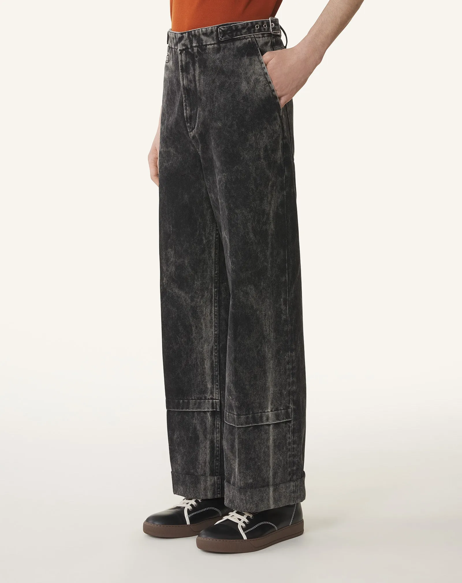 LOOSE FIT WASHED DENIM PANTS sold by Lanvin product image thumbnail 3