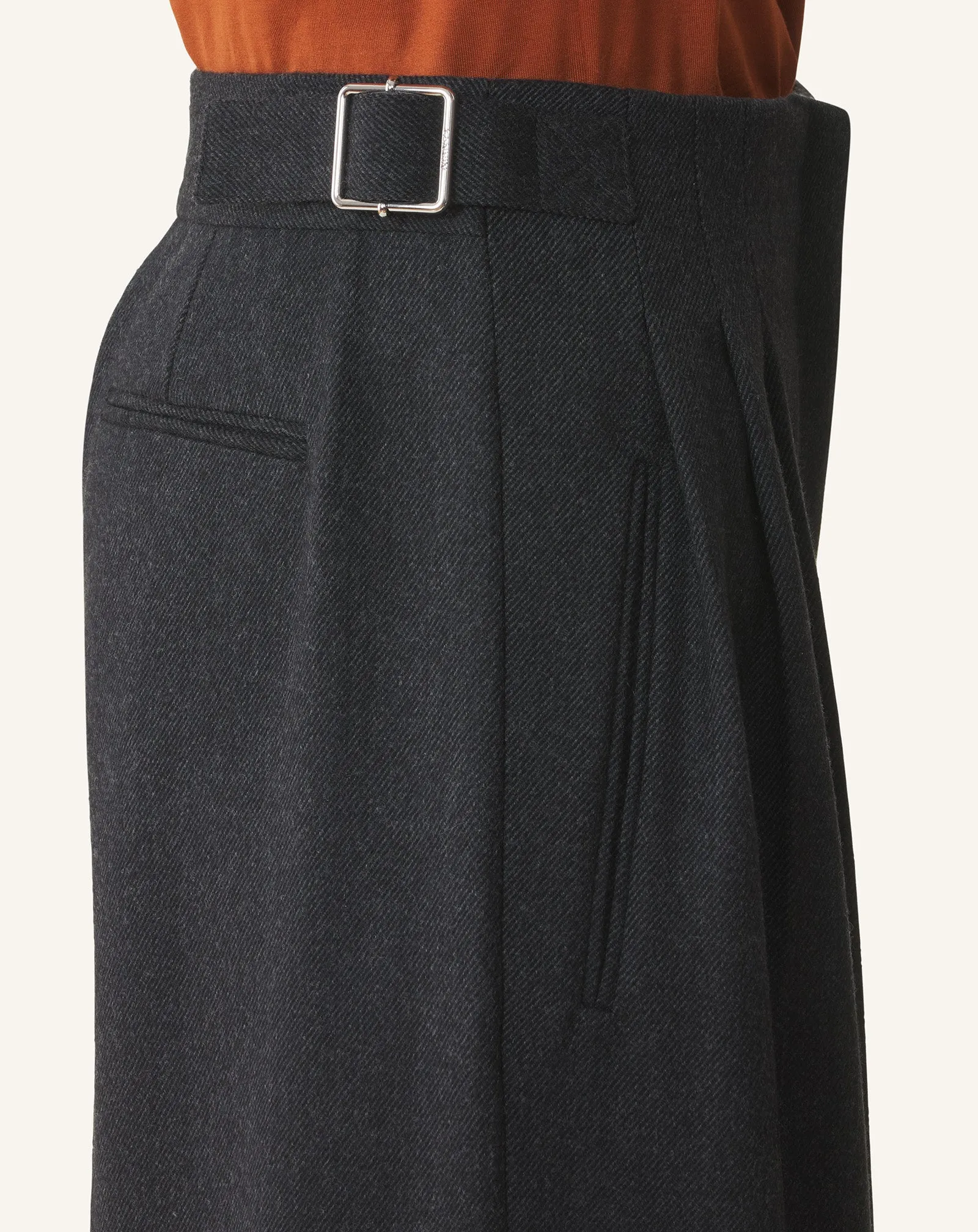 WIDE-LEG FLANNEL PANTS sold by Lanvin product image thumbnail 5