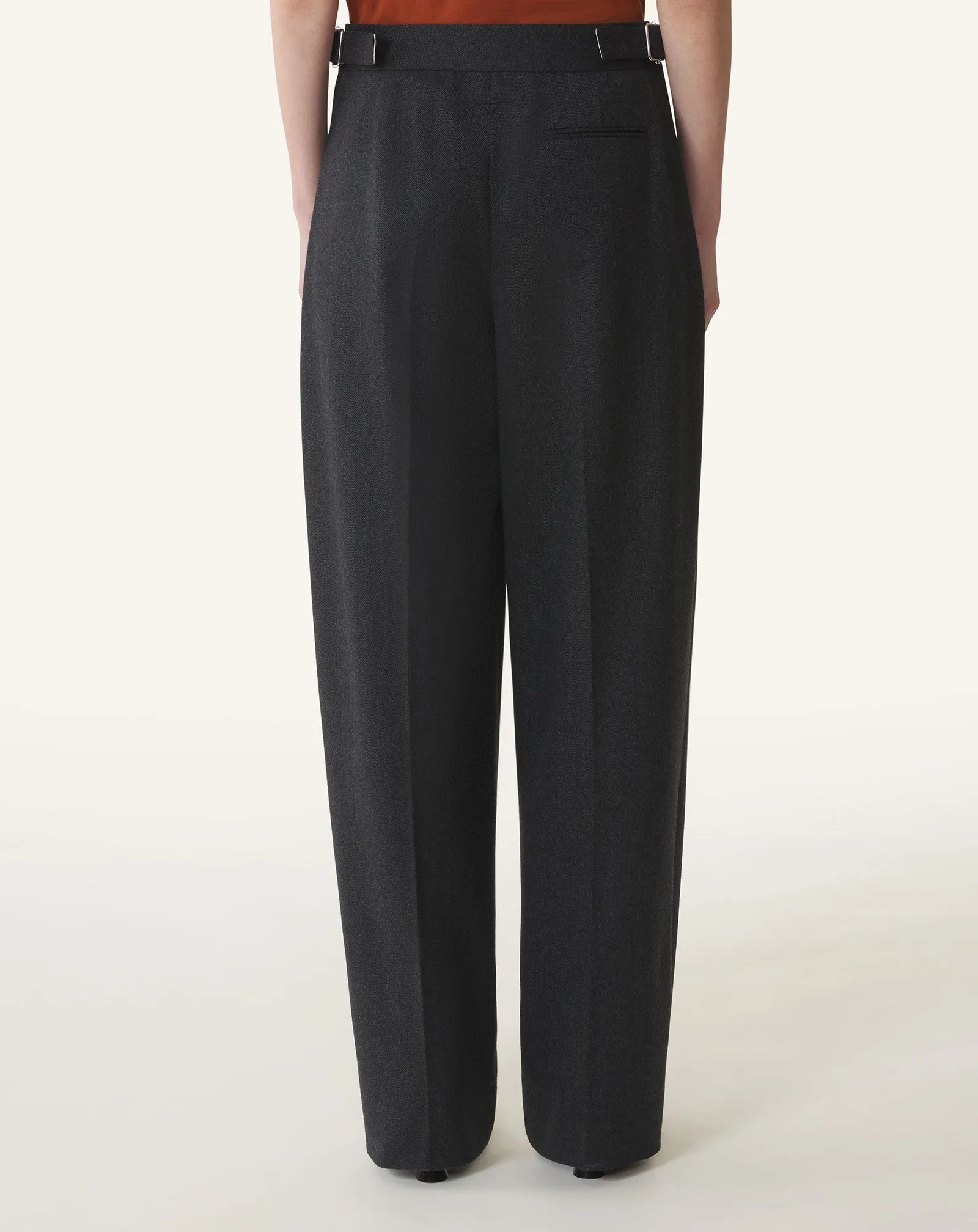 WIDE-LEG FLANNEL PANTS sold by Lanvin product image thumbnail 4