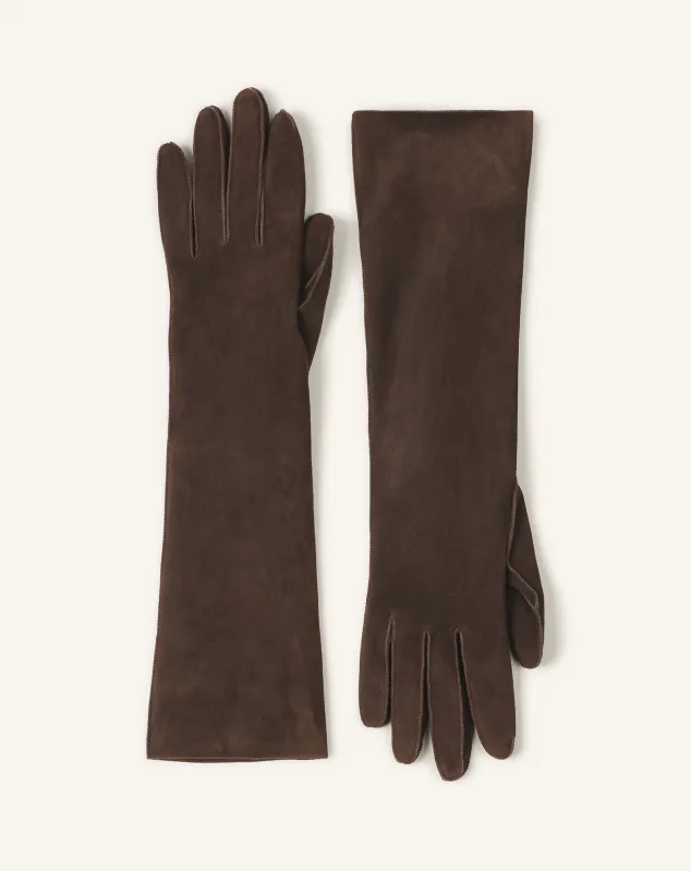 LONG SLIM SUEDE GLOVES sold by Lanvin