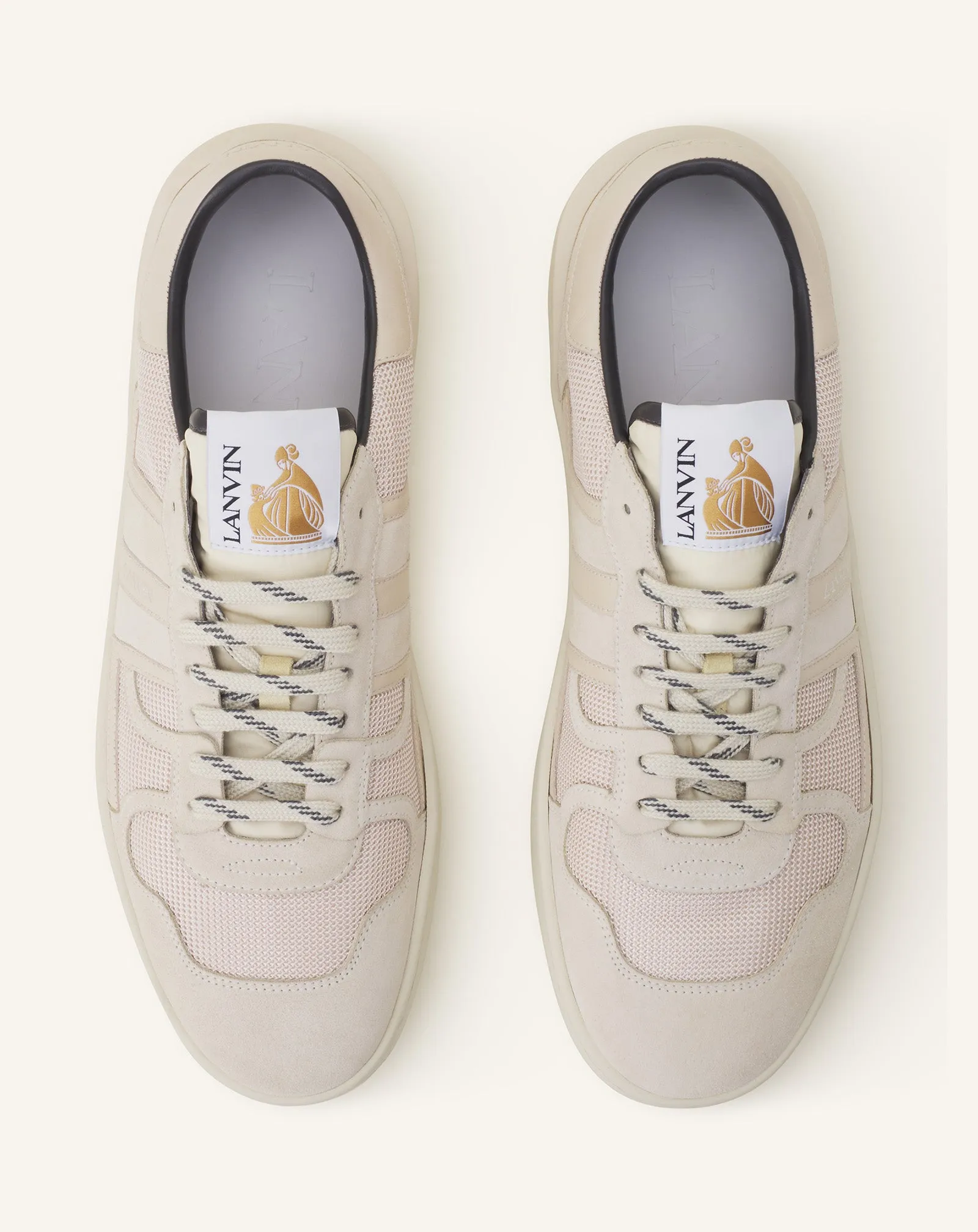 CLAY SNEAKERS IN MESH AND LEATHER sold by Lanvin product image thumbnail 4