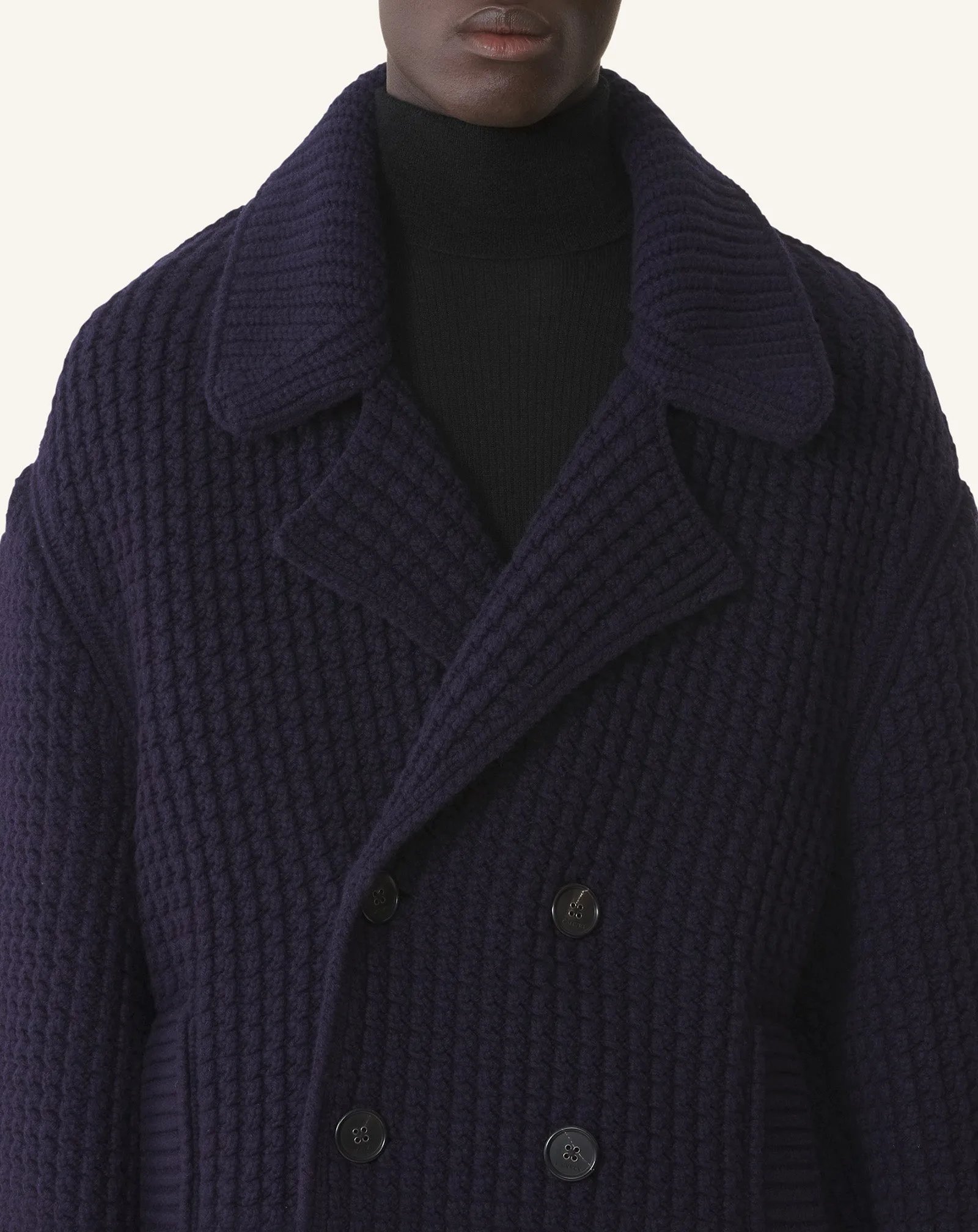 OVERSIZED WOOL PEA COAT sold by Lanvin product image thumbnail 5