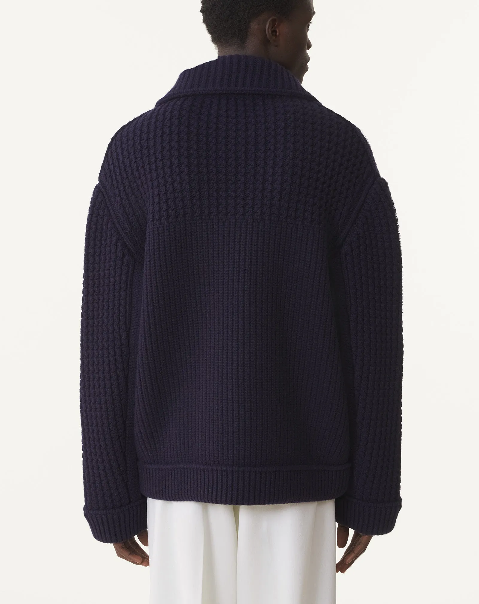 OVERSIZED WOOL PEA COAT sold by Lanvin product image thumbnail 4