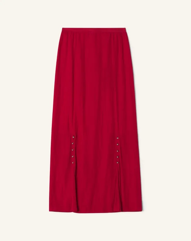 MIDI SKIRT IN CHARMEUSE sold by Lanvin