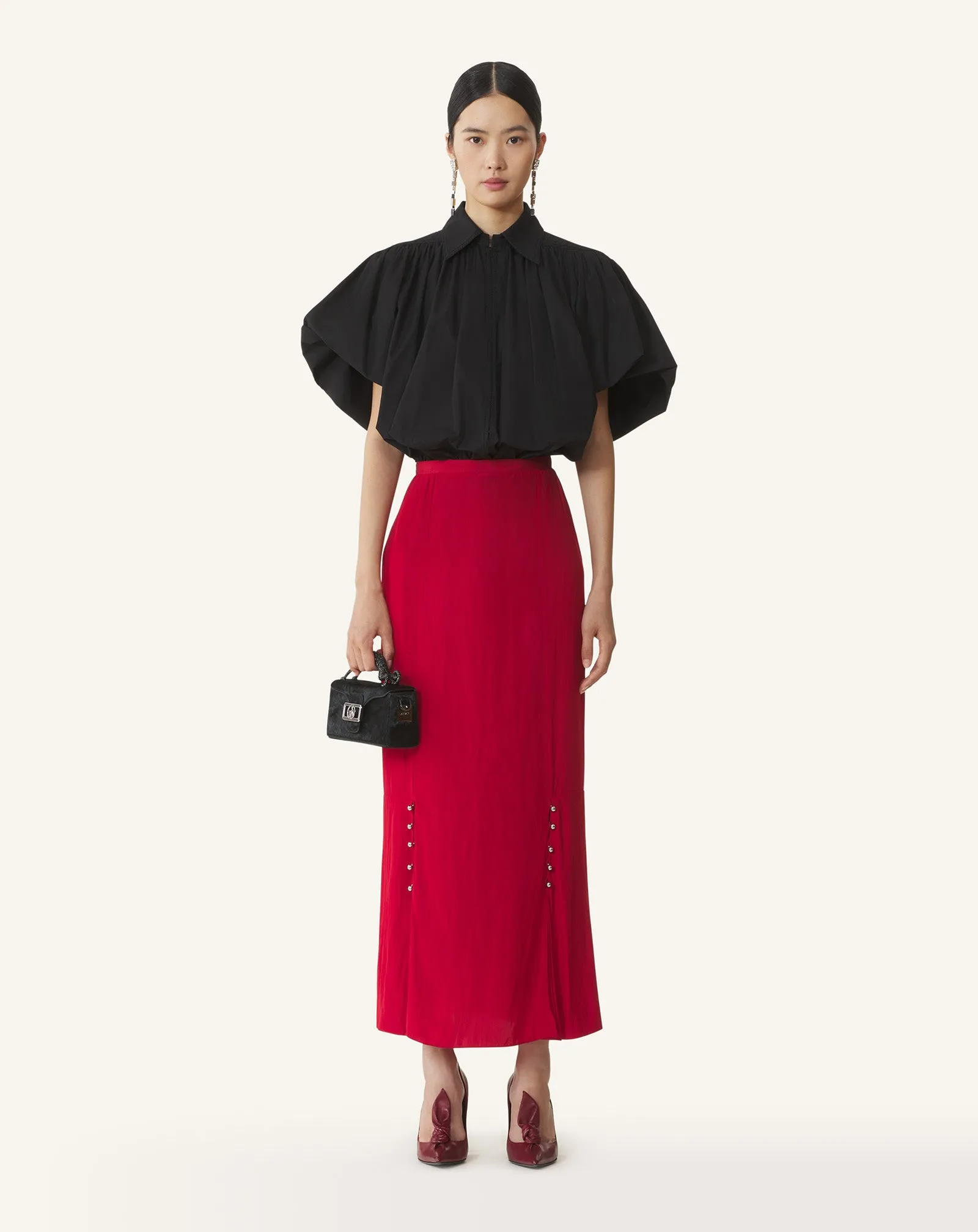 MIDI SKIRT IN CHARMEUSE sold by Lanvin product image thumbnail 2