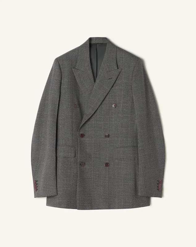 PRINCE OF WALES WOOL JACKET sold by Lanvin