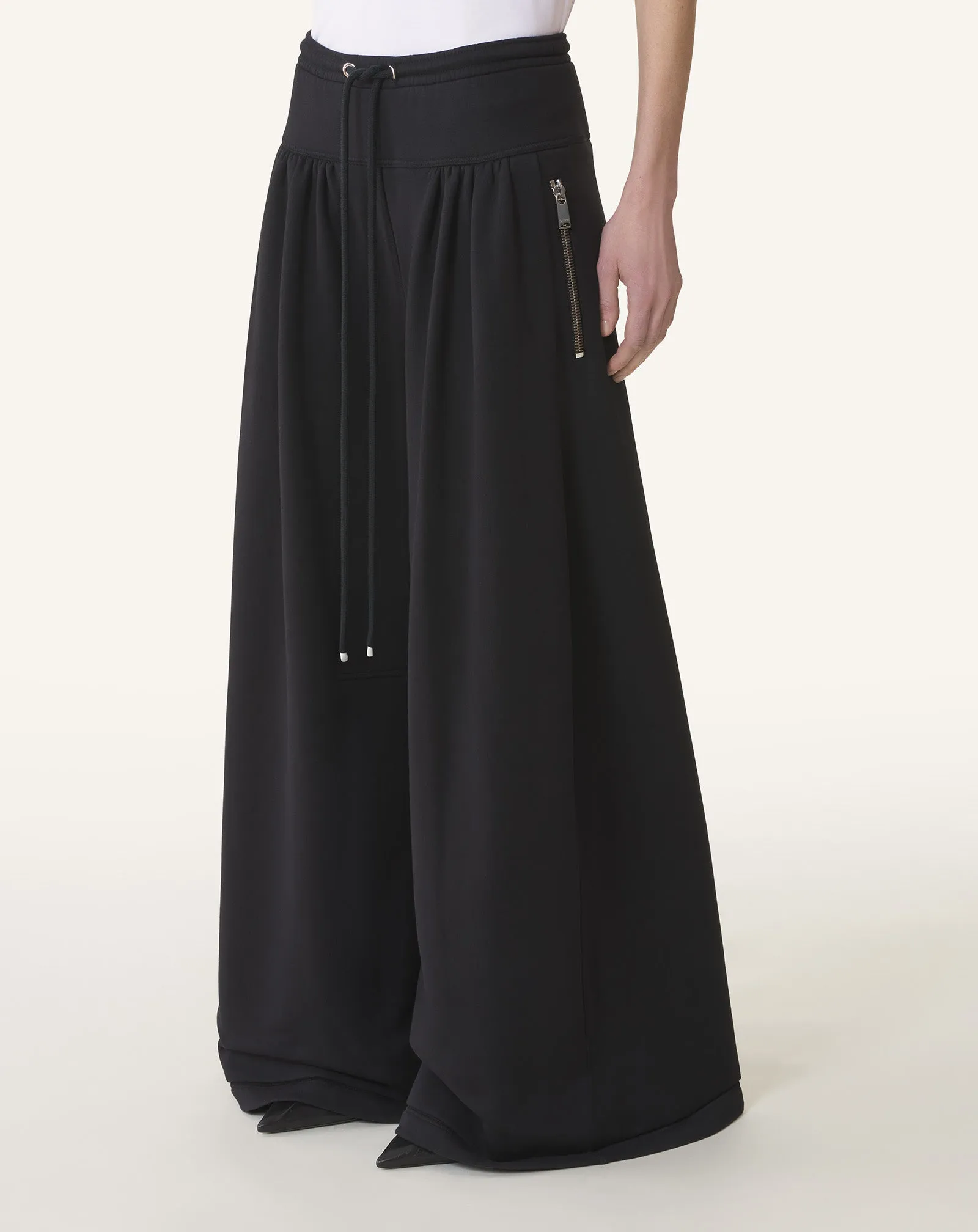 COTTON FLEECE AND CASHMERE PANTS sold by Lanvin product image thumbnail 3