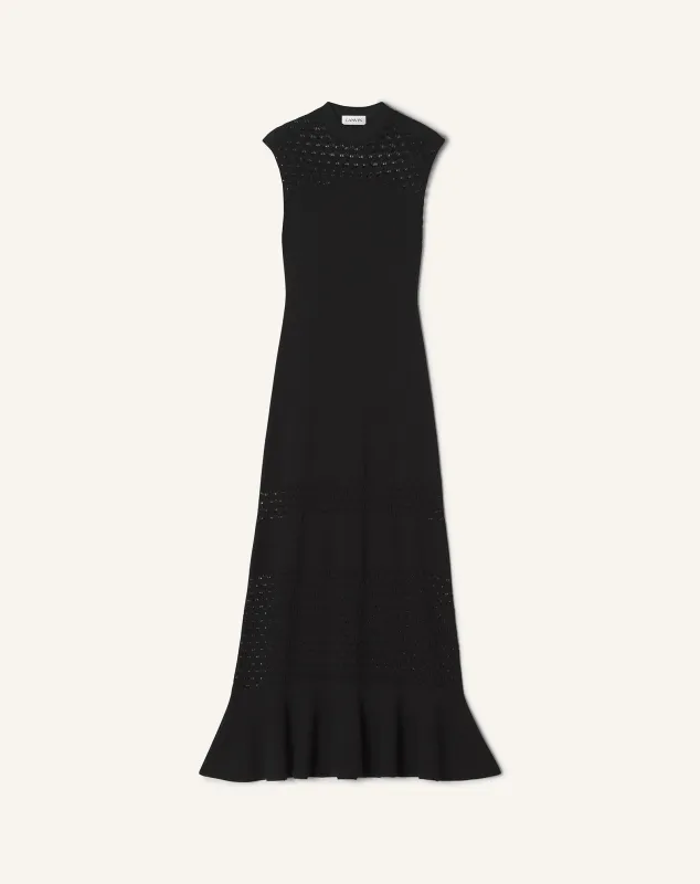 LACE DETAIL DRESS IN VISCOSE sold by Lanvin