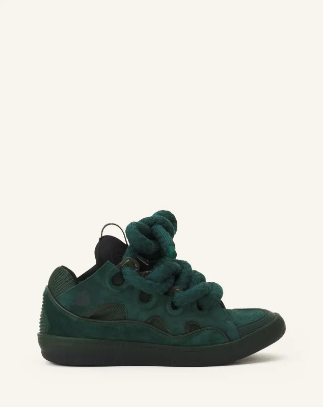 SNEAKERS CURB EN CUIR LACETS SNAKE sold by Lanvin