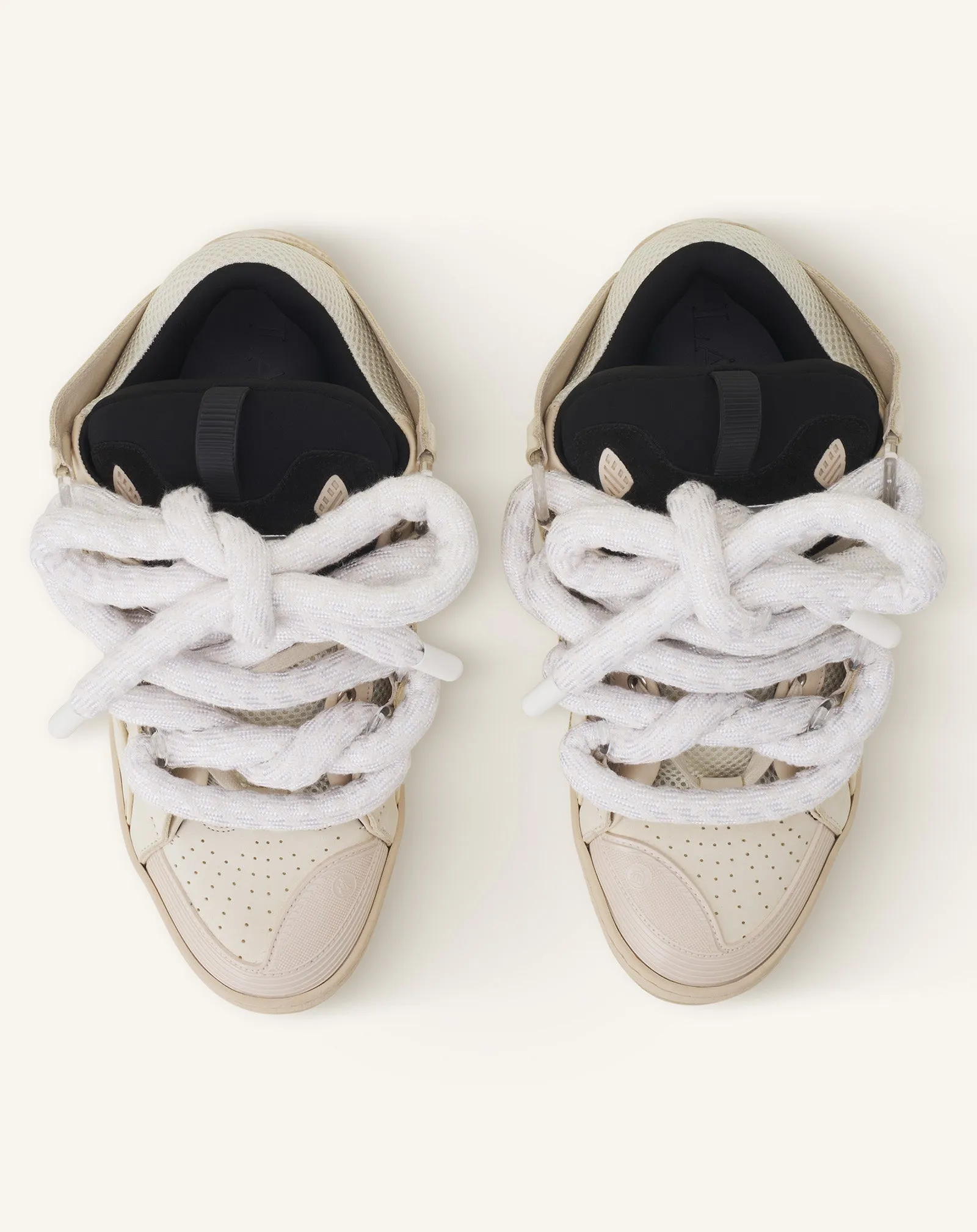 CURB SNEAKERS IN LEATHER WITH SNAKE LACES sold by Lanvin product image thumbnail 4