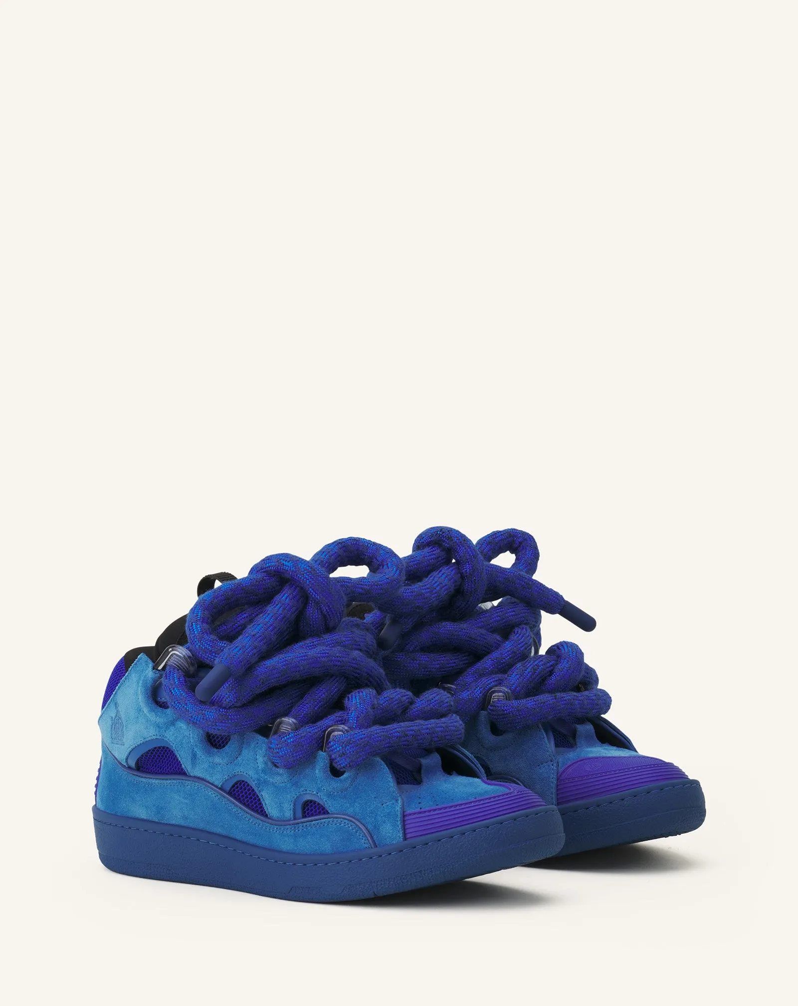 CURB SNEAKERS IN LEATHER WITH SNAKE LACES sold by Lanvin product image thumbnail 2