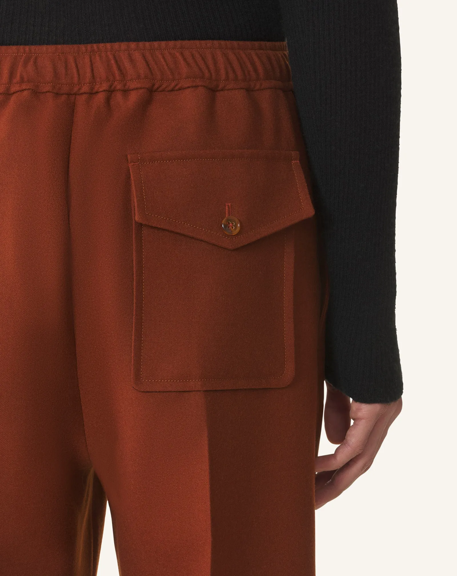 FLANNEL JOGGING PANTS sold by Lanvin product image thumbnail 5