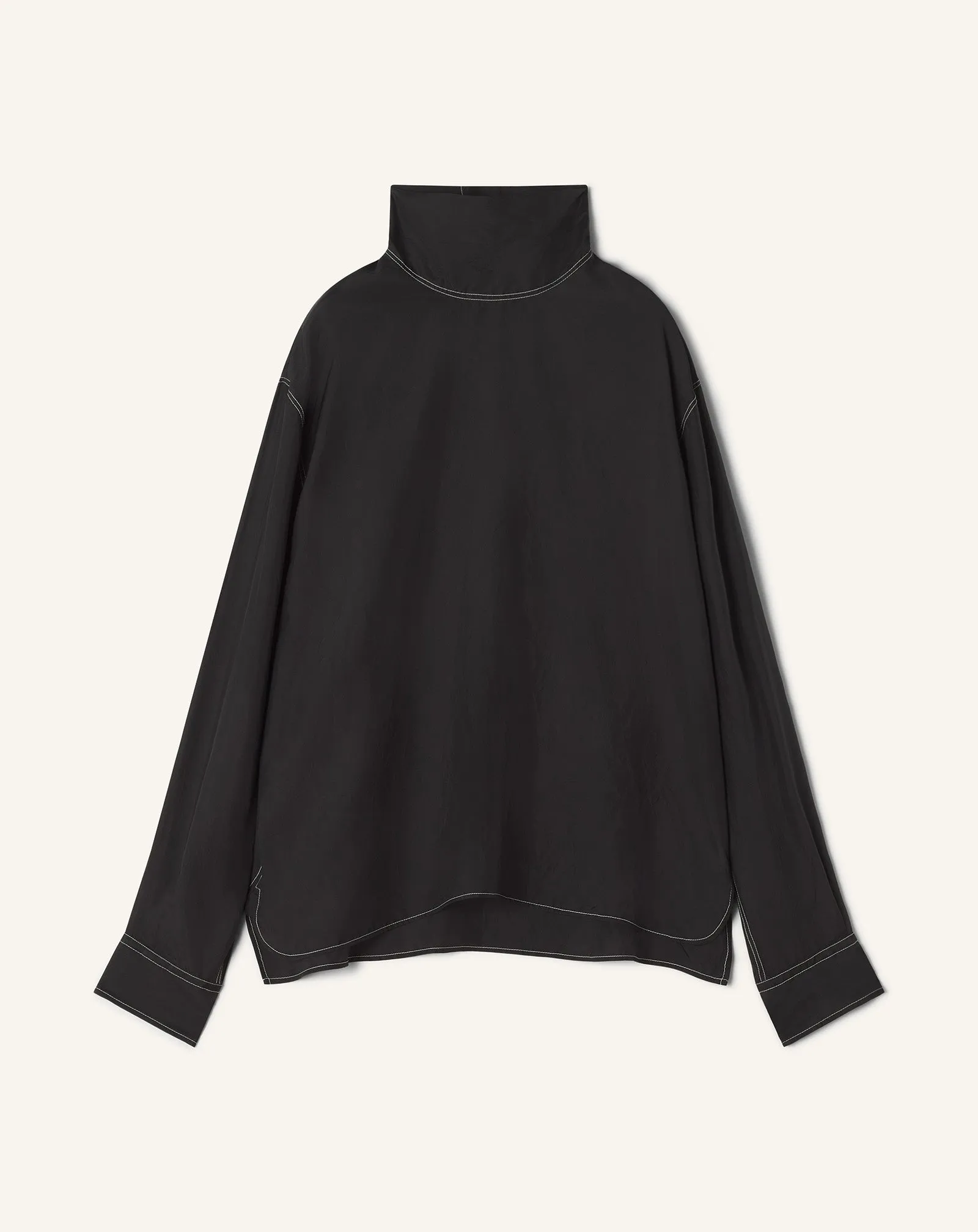 SILK HIGH NECK TOP sold by Lanvin