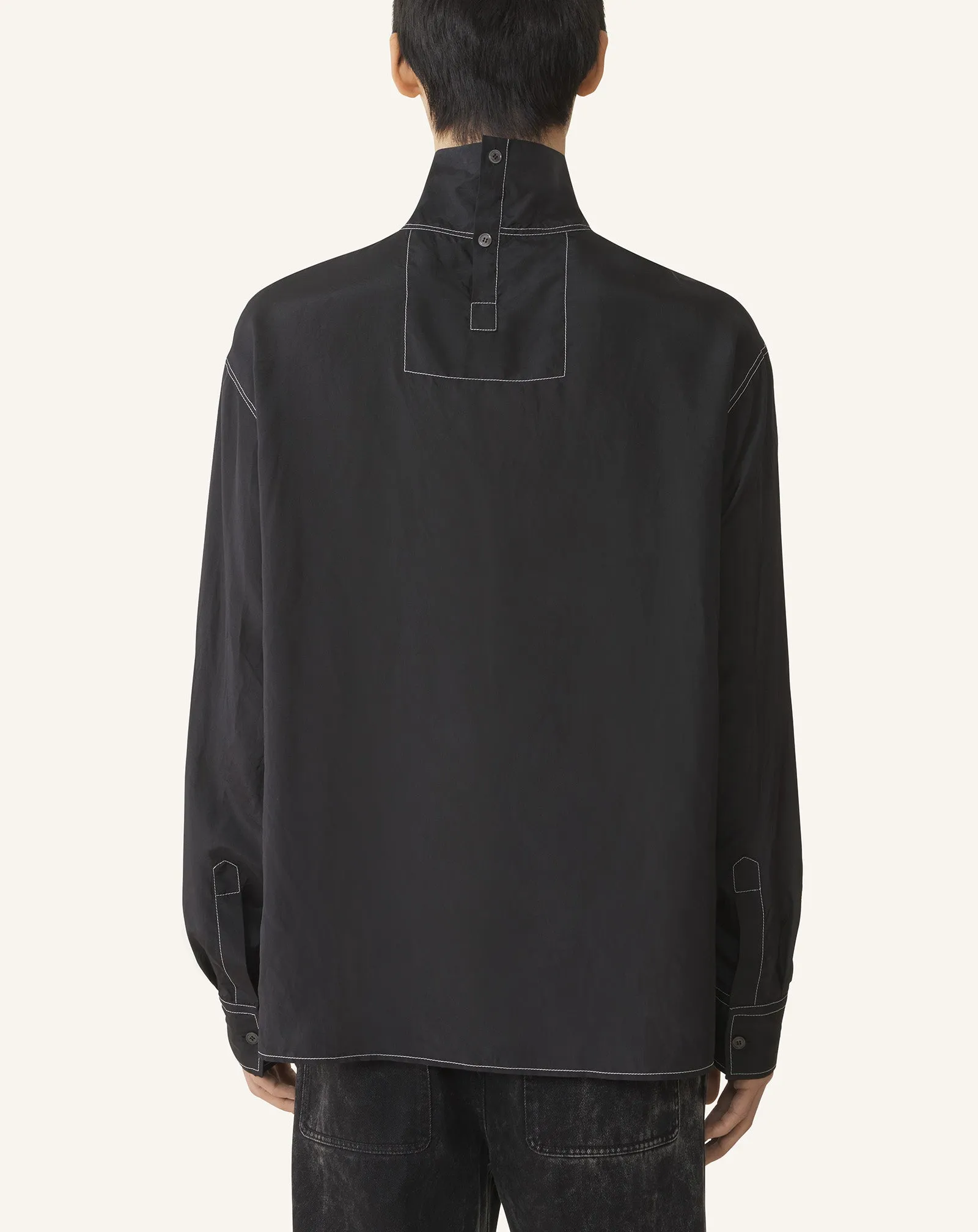 SILK HIGH NECK TOP sold by Lanvin product image thumbnail 4