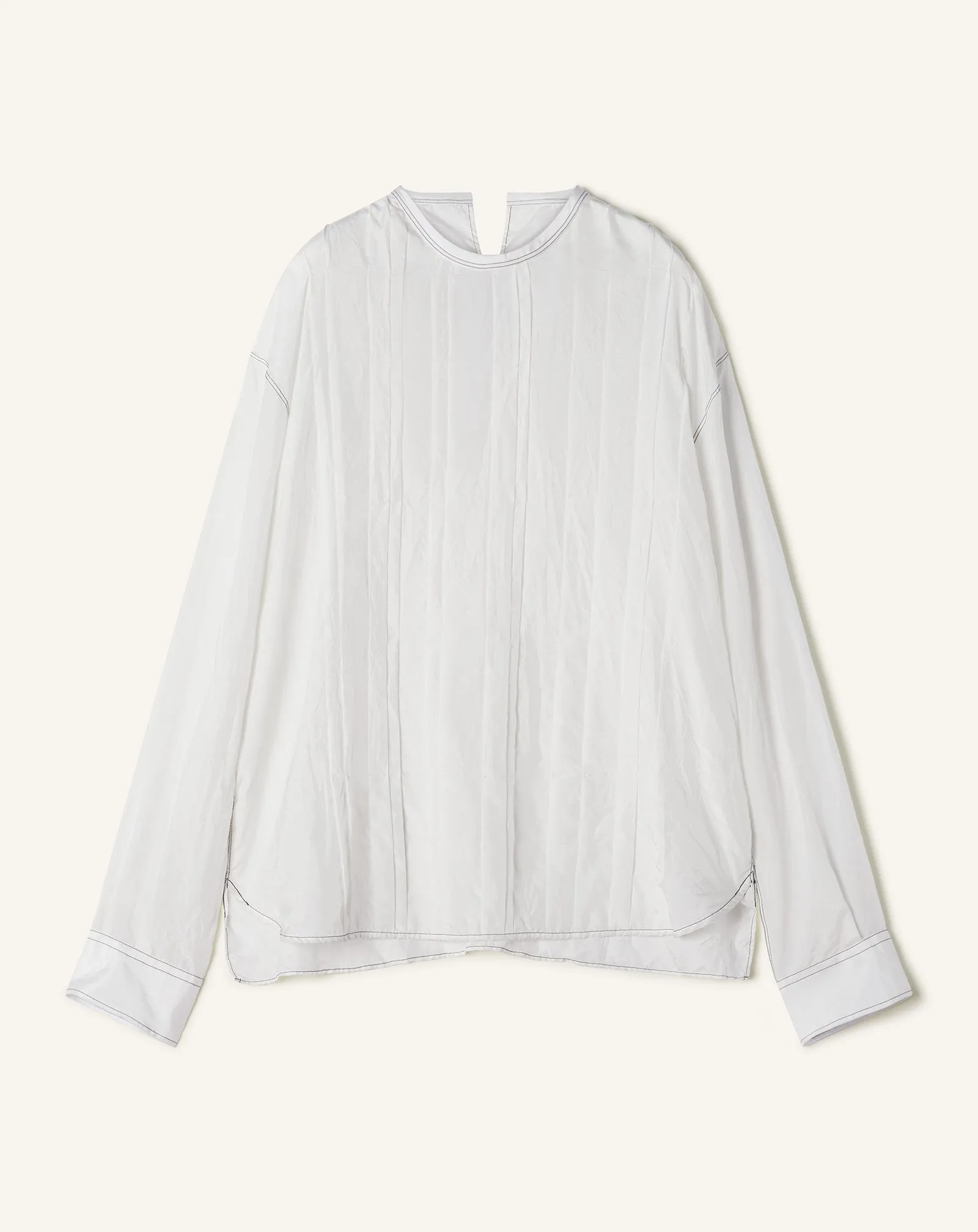 PLEATED SILK TOP sold by Lanvin