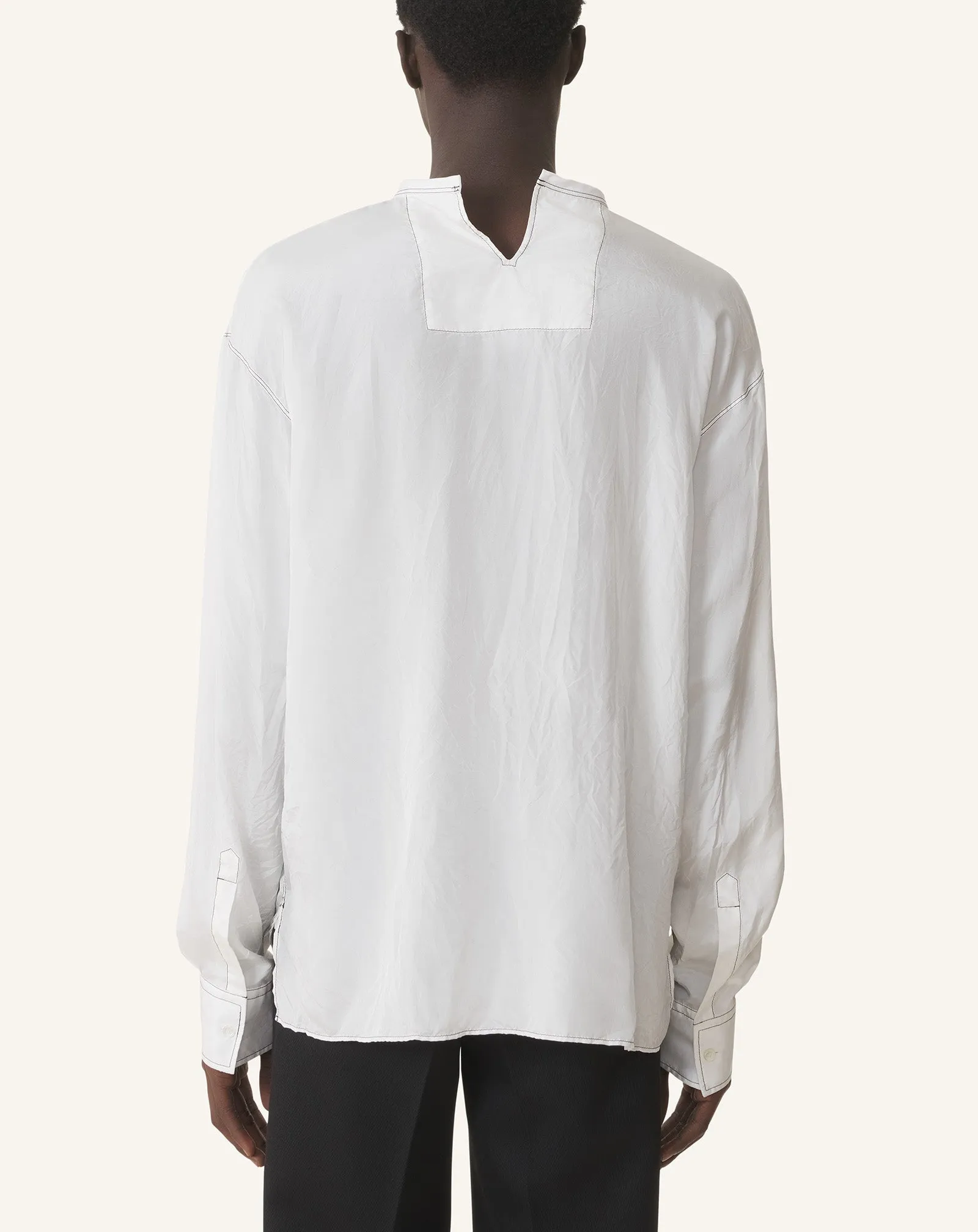 PLEATED SILK TOP sold by Lanvin product image thumbnail 4