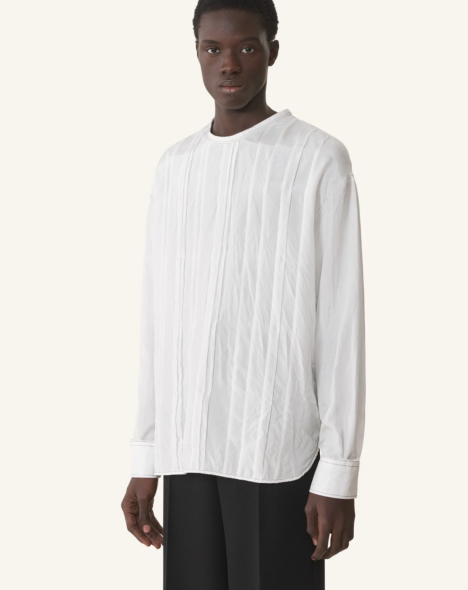 PLEATED SILK TOP sold by Lanvin product image thumbnail 3