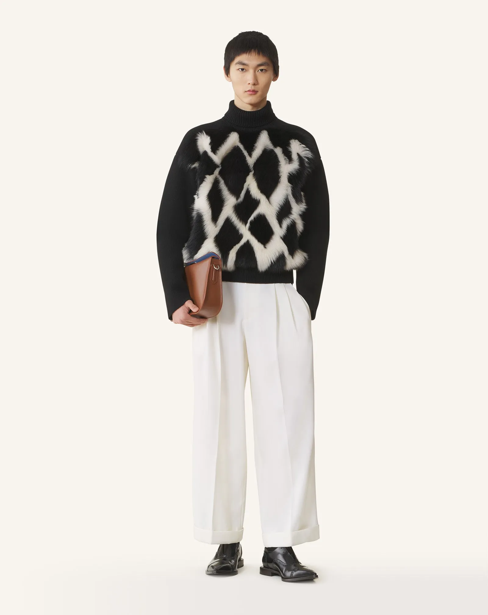 WIDE-LEG WOOL PANTS sold by Lanvin product image thumbnail 2