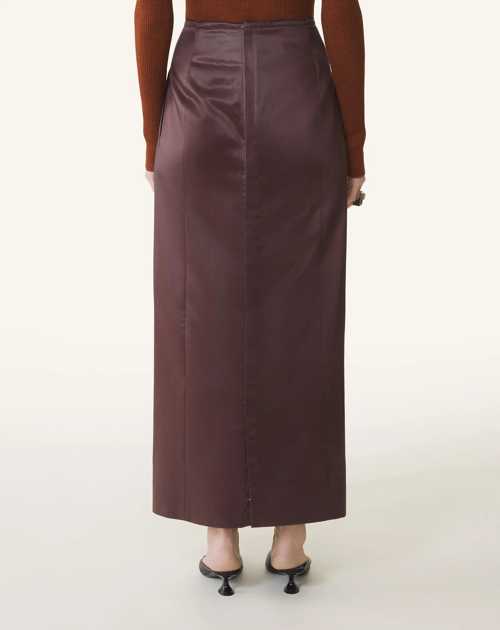 STRAIGHT SKIRT IN COTTON AND VISCOSE sold by Lanvin product image thumbnail 4