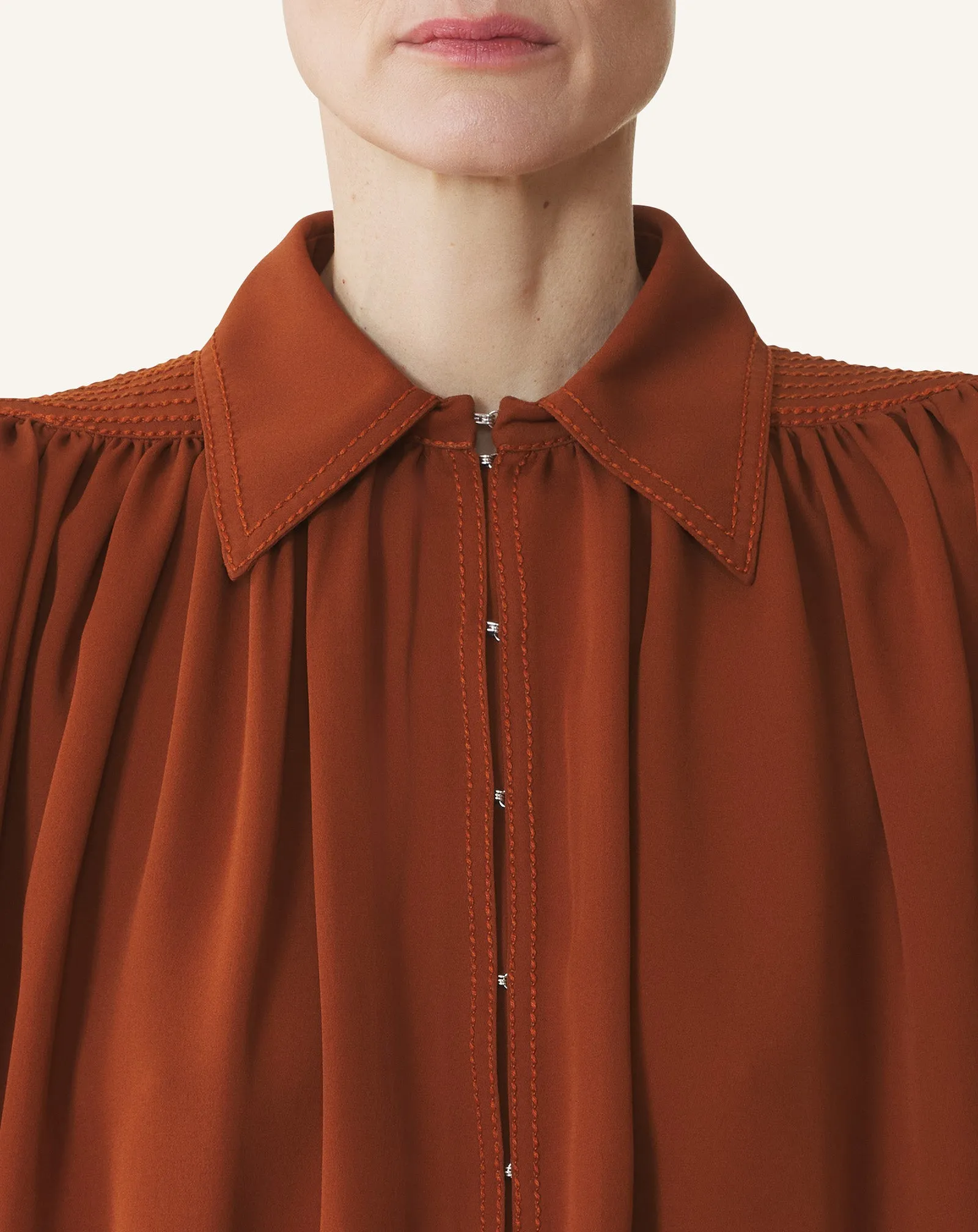 TOP IN SILK GEORGETTE sold by Lanvin product image thumbnail 5