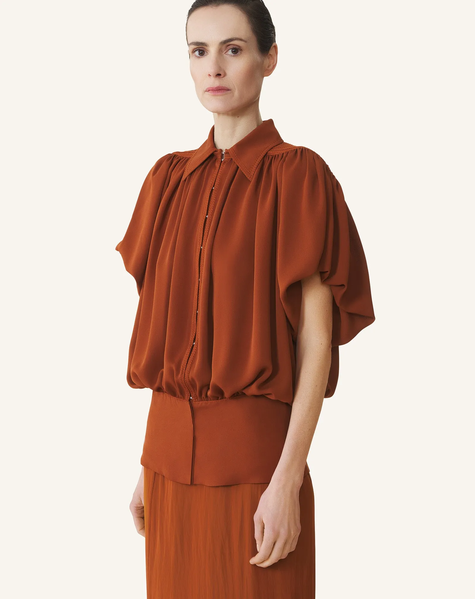 TOP IN SILK GEORGETTE sold by Lanvin product image thumbnail 3