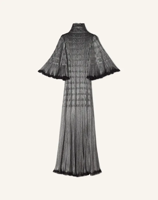 MIDI DRESS IN METALLIC VISCOSE sold by Lanvin