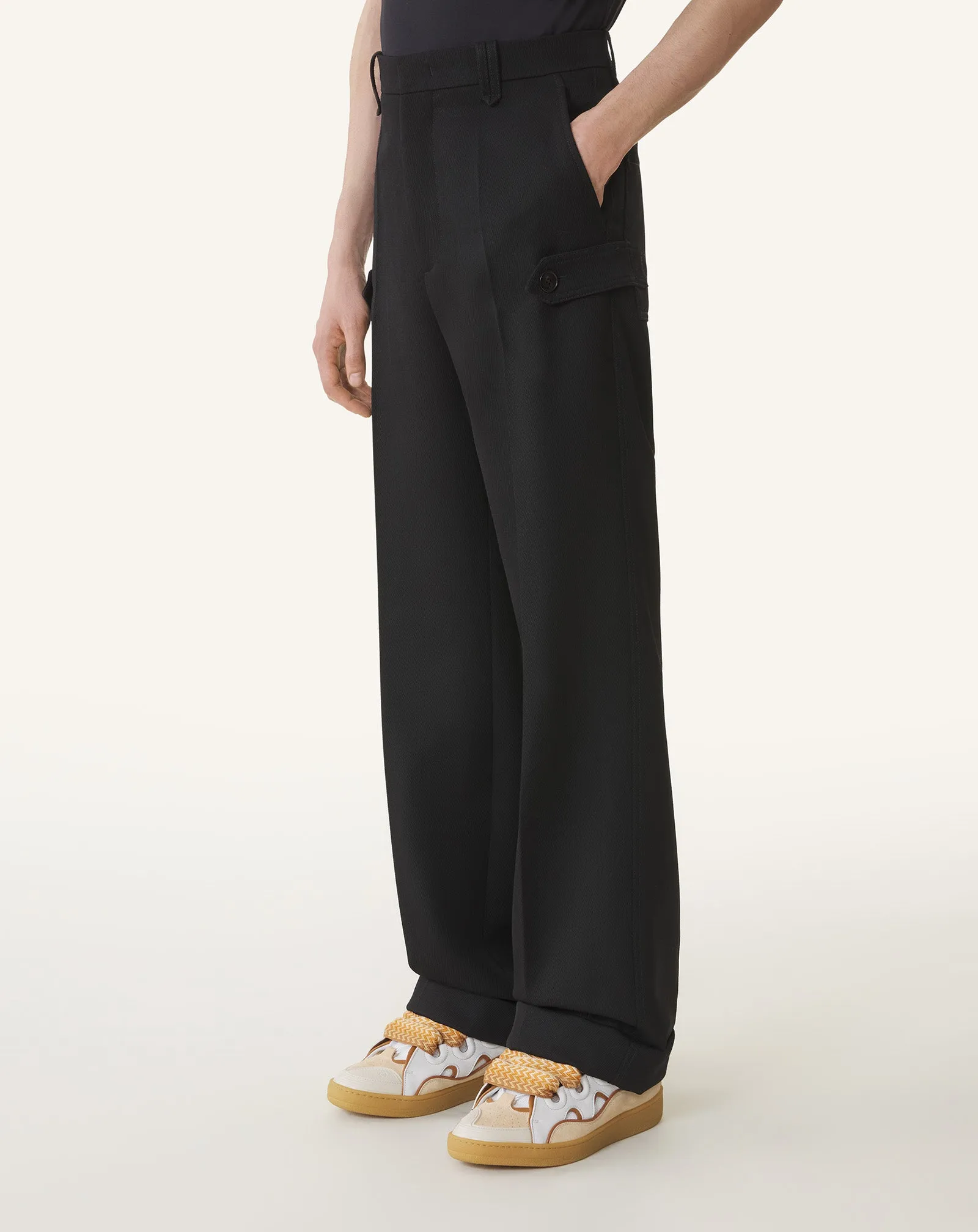LIGHT WOOL CHINO PANTS sold by Lanvin product image thumbnail 3